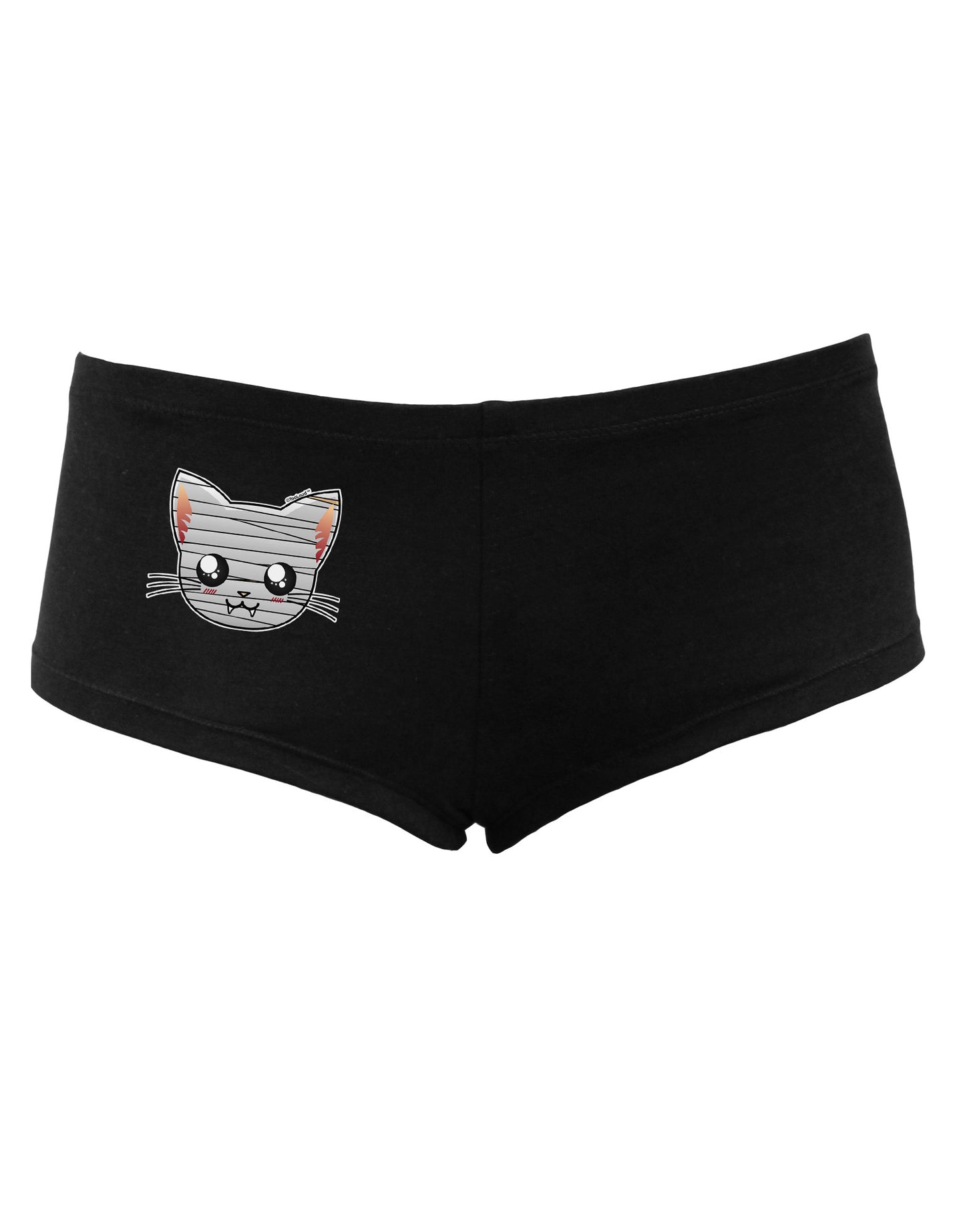 Mummy Kitty Women's Dark Boyshorts by TooLoud-Boyshorts-TooLoud-Black-Small-Davson Sales