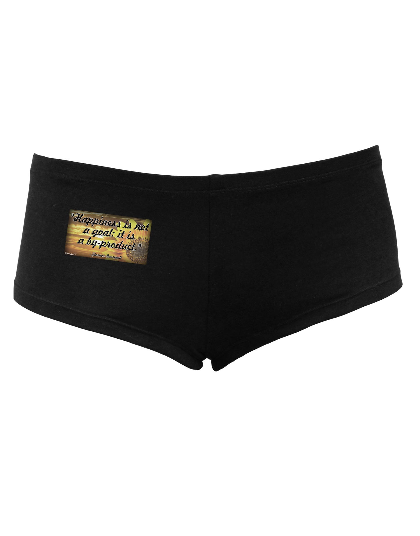 Happiness Is Not A Goal Women's Dark Boyshorts by TooLoud-Boyshorts-TooLoud-Black-Small-Davson Sales