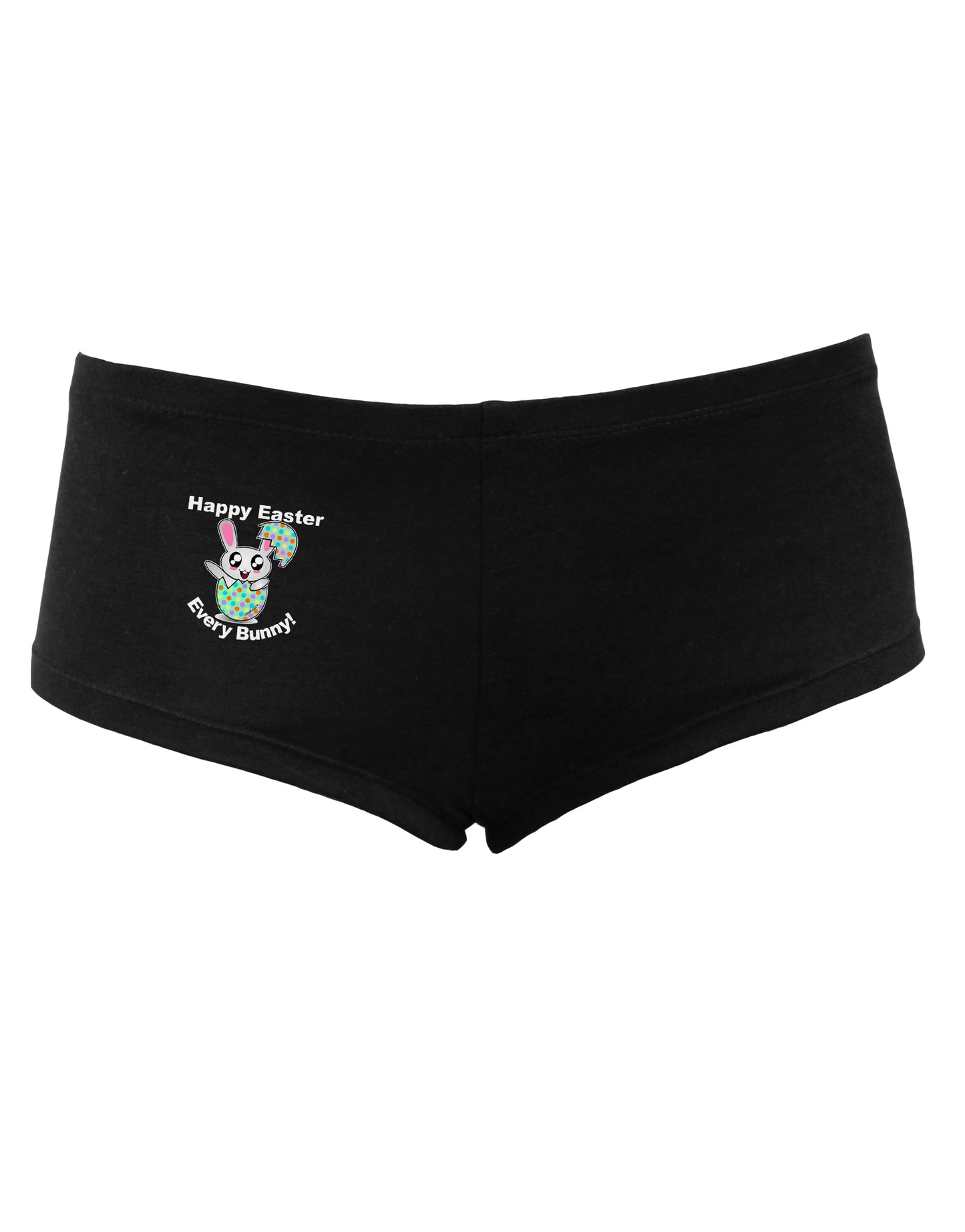 Happy Easter Every Bunny Women's Dark Boyshorts by TooLoud-Boyshorts-TooLoud-Black-Small-Davson Sales
