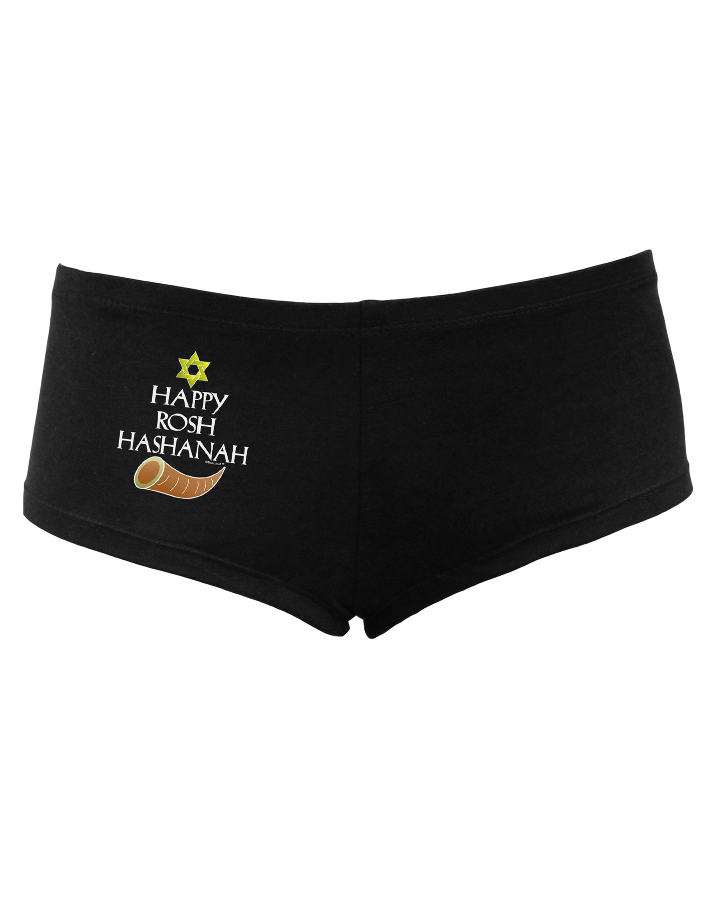 Happy Rosh Hashanah Women's Dark Boyshorts-Boyshorts-TooLoud-Black-Small-Davson Sales