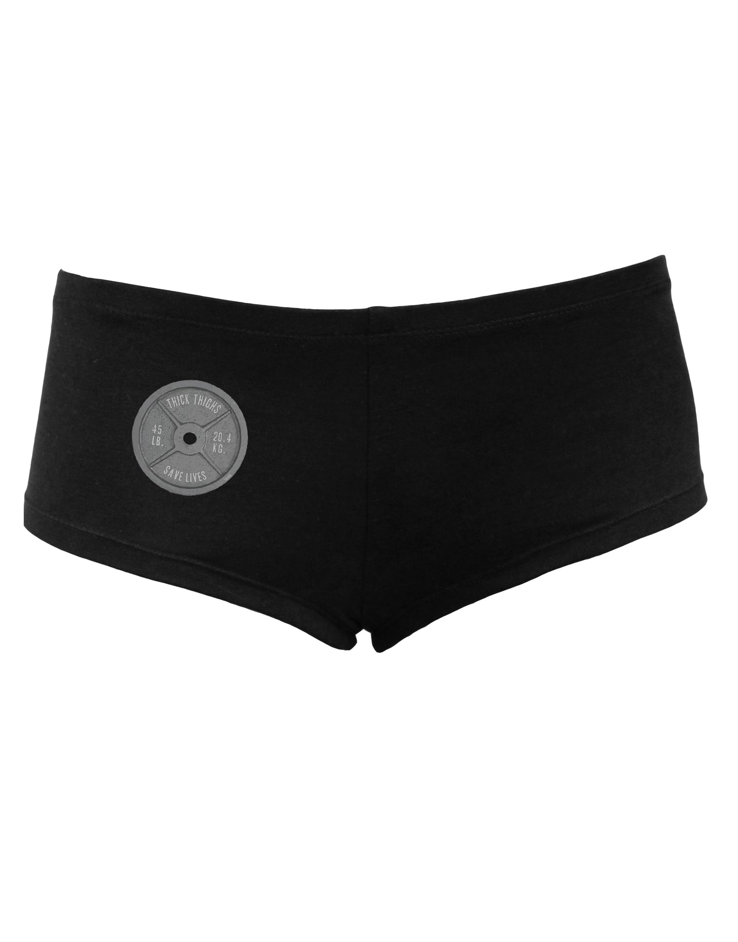 Funny Workout Weight Training Thick Thighs Save Lives Women's Dark Boyshorts by TooLoud-Clothing-TooLoud-Black-Small-Davson Sales