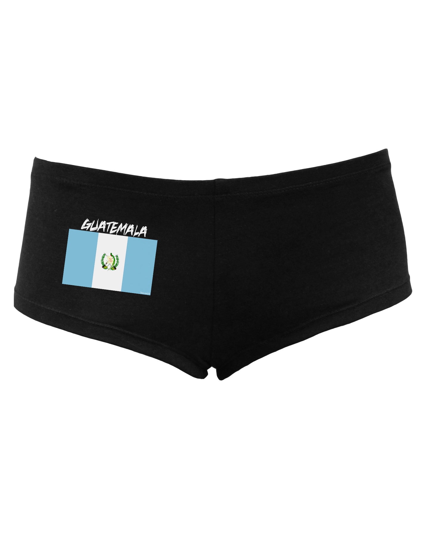 Guatamelan Flag Design Women's Dark Boyshorts by TooLoud-Boyshorts-TooLoud-Black-Small-Davson Sales