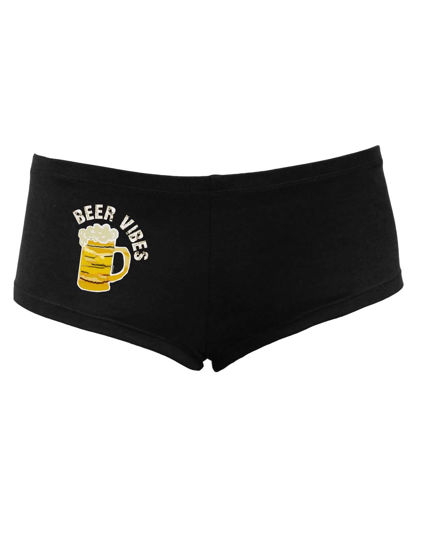 TooLoud Beer Vibes Womens Dark Boyshorts-Boyshorts-TooLoud-Black-Small-Davson Sales