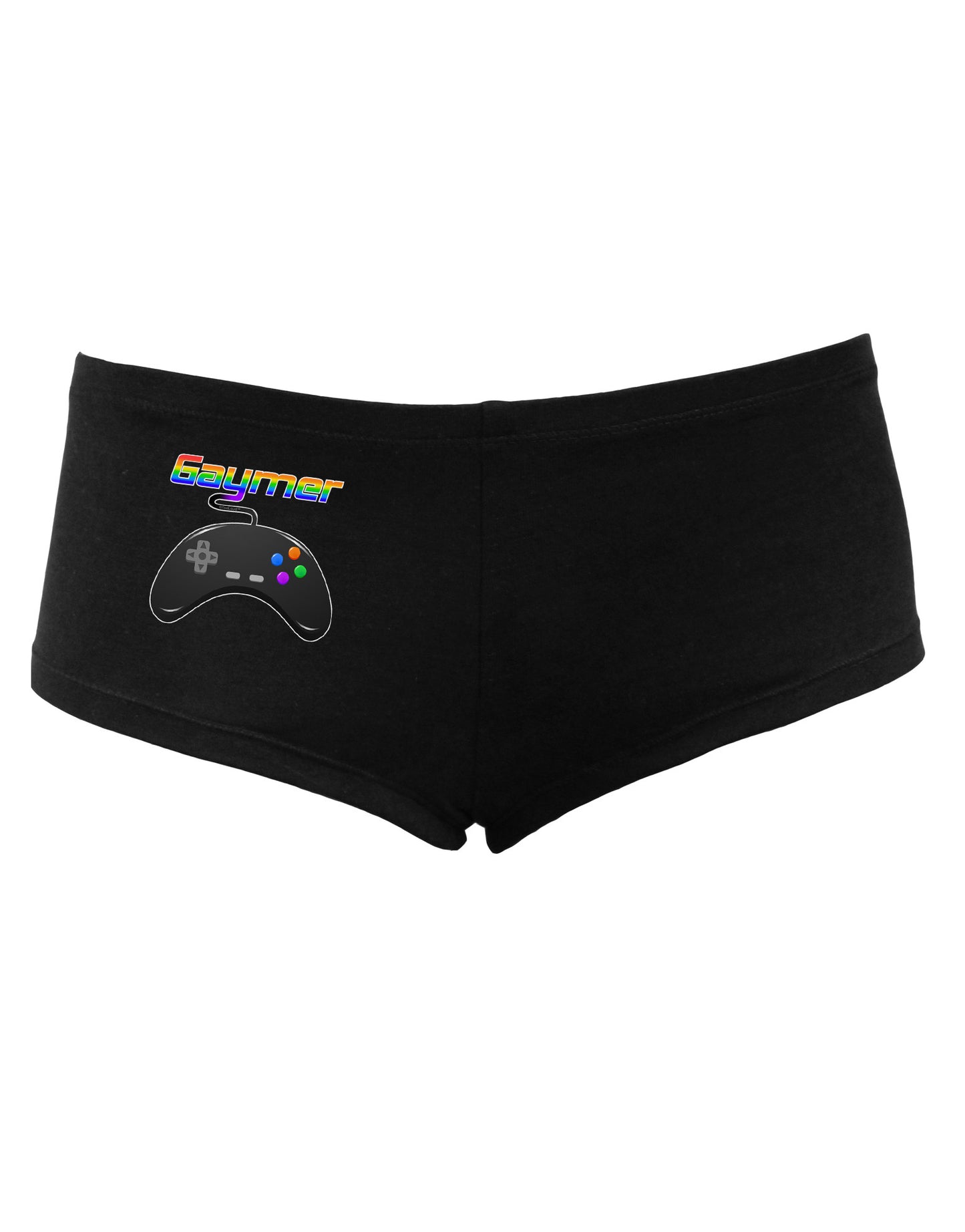 Gaymer Color Women's Dark Boyshorts-Boyshorts-TooLoud-Black-Small-Davson Sales