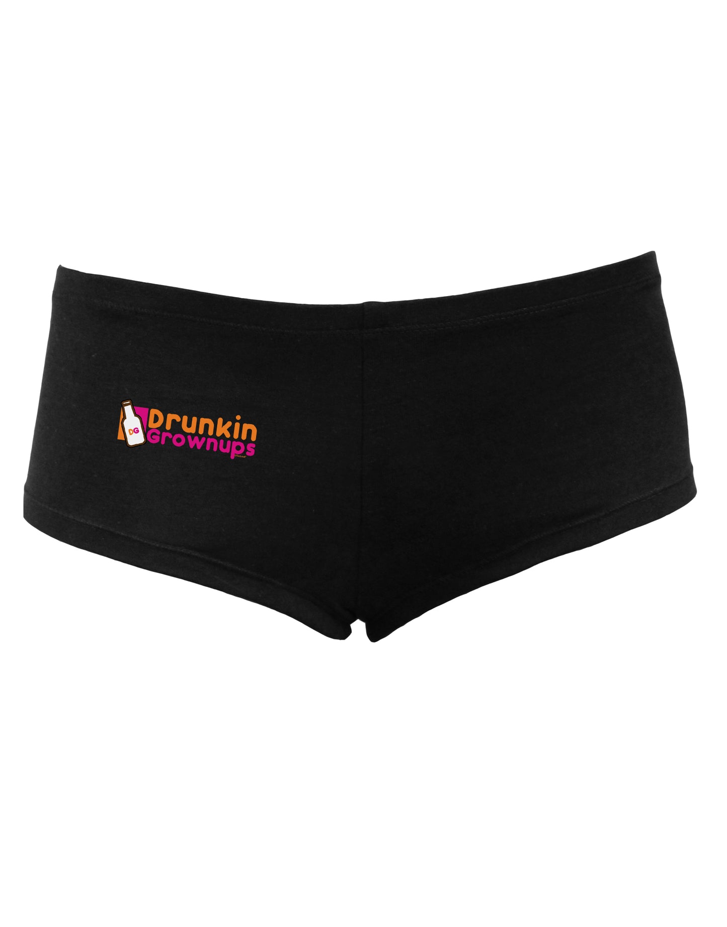 Drunken Grown ups Funny Drinking Women's Dark Boyshorts by TooLoud-Boyshorts-TooLoud-Black-Small-Davson Sales