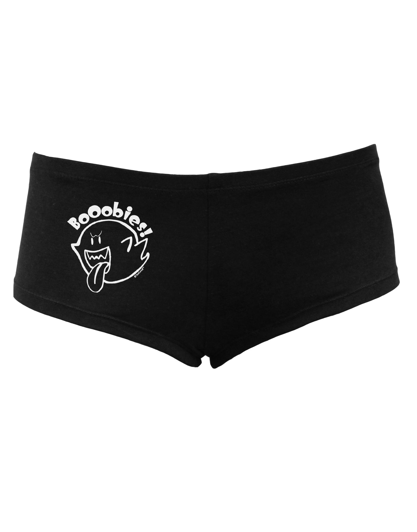 TooLoud Booobies Womens Boyshorts-Boyshorts-TooLoud-Black-Small-Davson Sales