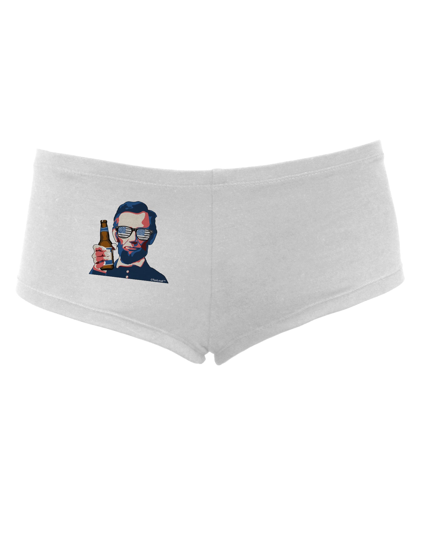 Abraham Drinkoln Women's Boyshorts-Boyshorts-TooLoud-White-Small-Davson Sales