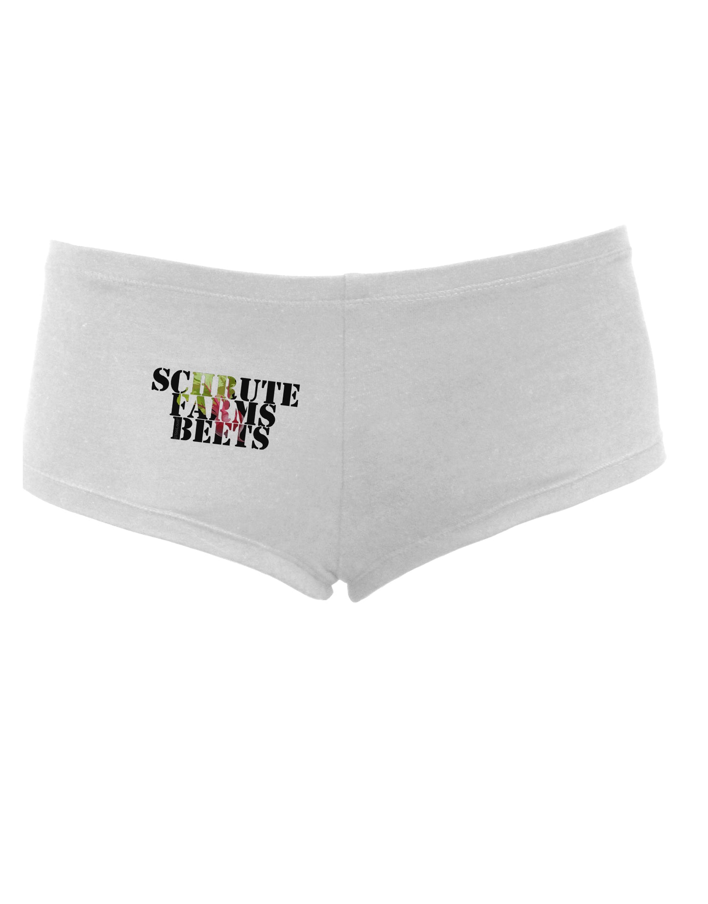 Schrute Farms Beets Women's Boyshorts by TooLoud-Boyshorts-TooLoud-White-Small-Davson Sales