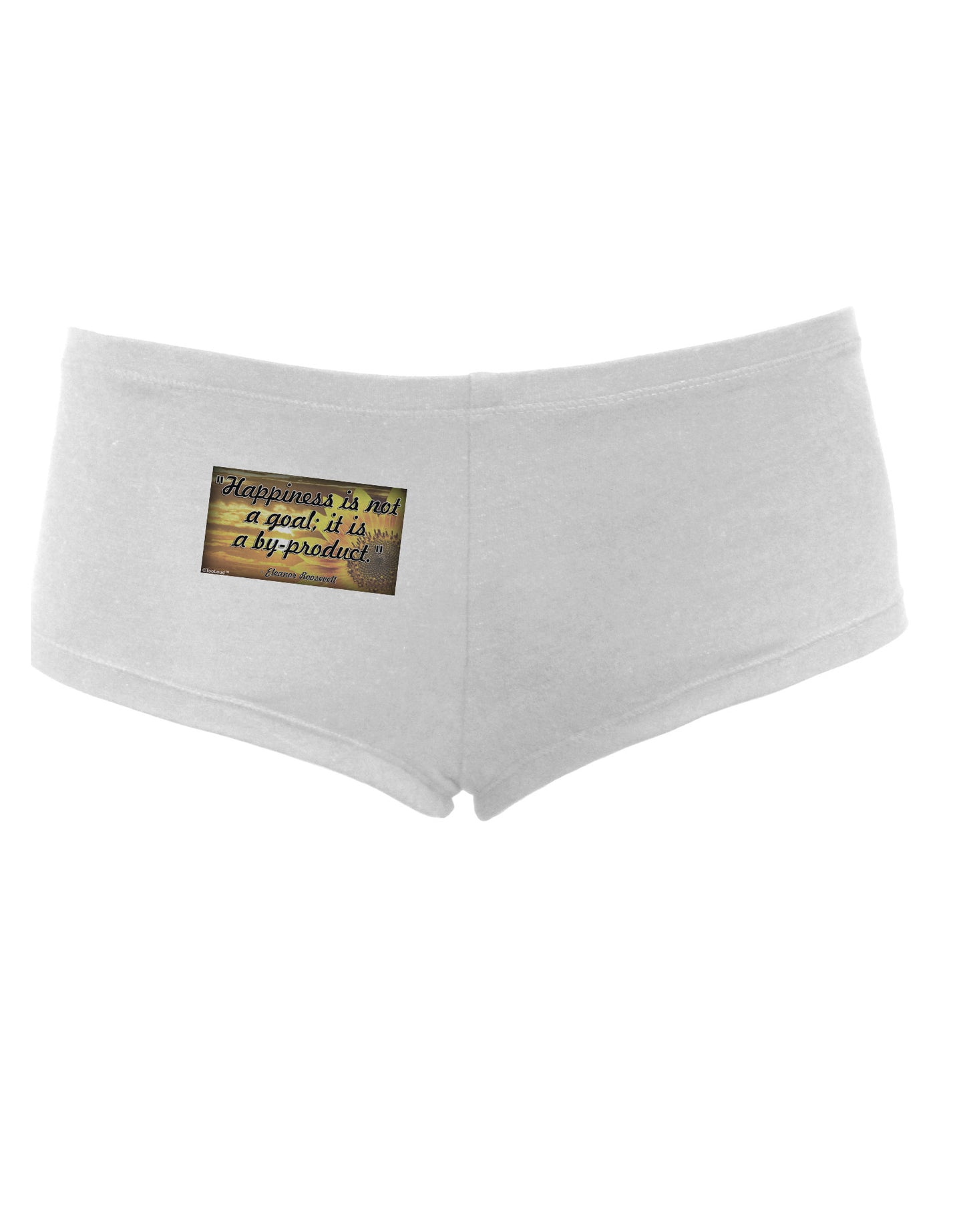 Happiness Is Not A Goal Women's Boyshorts by TooLoud-Boyshorts-TooLoud-White-Small-Davson Sales