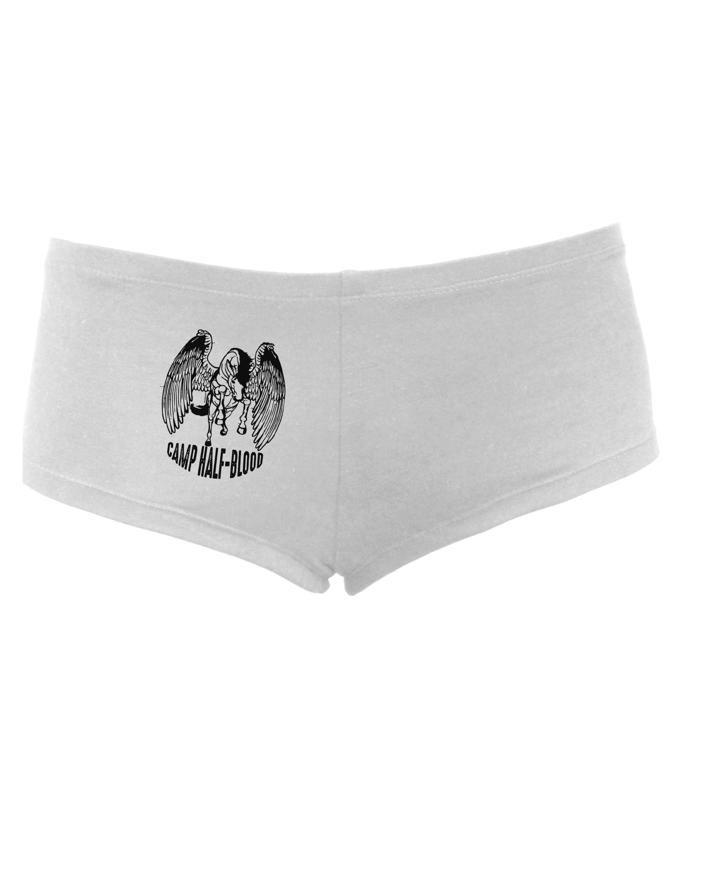 TooLoud Camp Half-Blood Pegasus Womens Boyshorts-Boyshorts-TooLoud-White-Small-Davson Sales