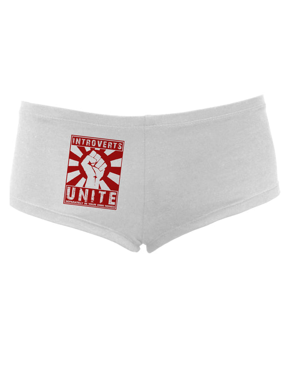 Introverts Unite Funny Womens Thong Underwear by TooLoud - Davson