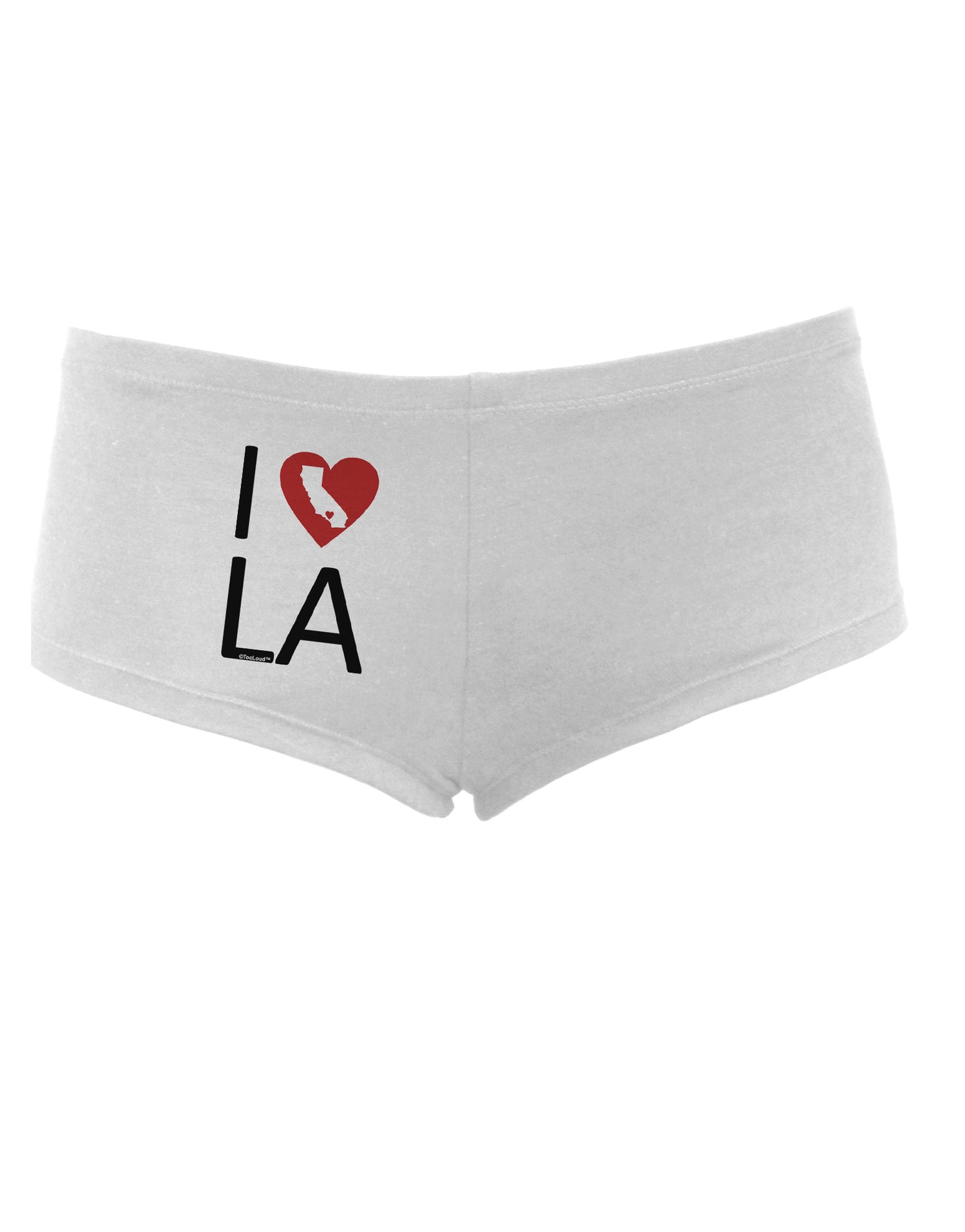 I Heart Los Angeles Women's Boyshorts-Boyshorts-TooLoud-White-Small-Davson Sales