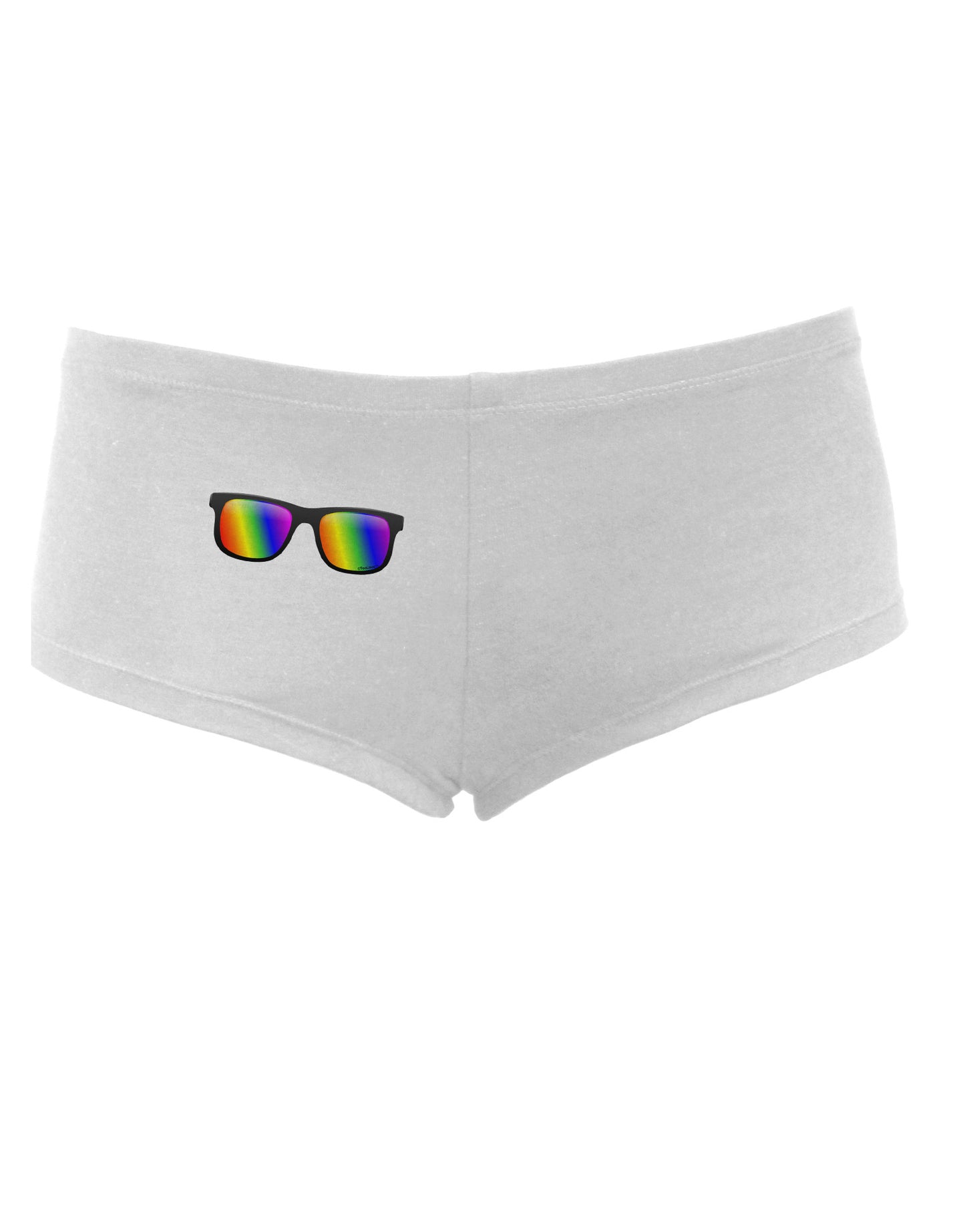 Pride Rainbow Lenses Women's Boyshorts by TooLoud-Boyshorts-TooLoud-White-Small-Davson Sales
