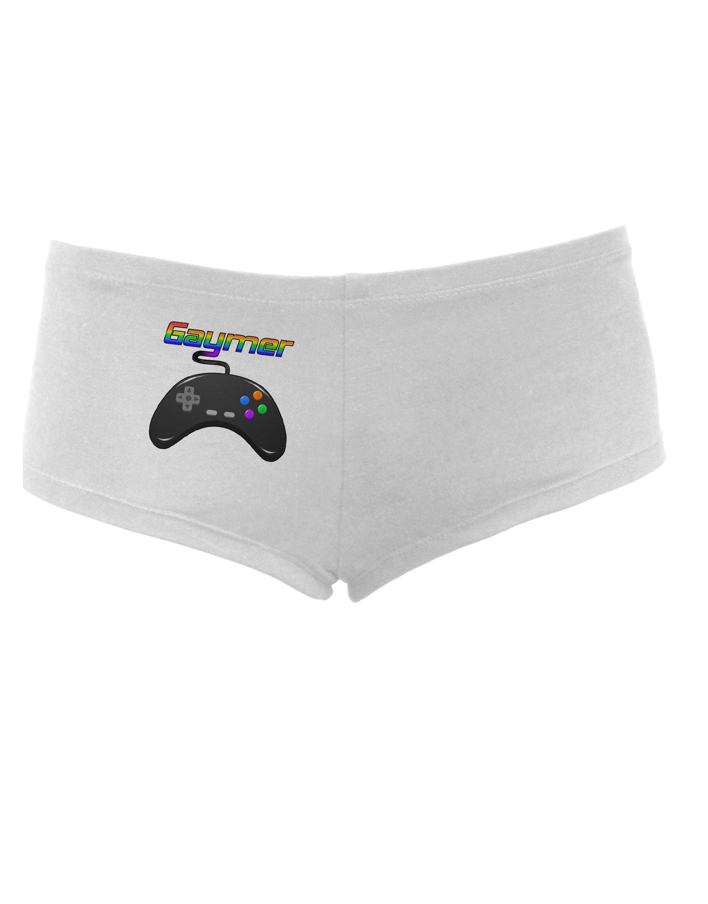 Gaymer Color Women's Boyshorts-Boyshorts-TooLoud-White-Small-Davson Sales