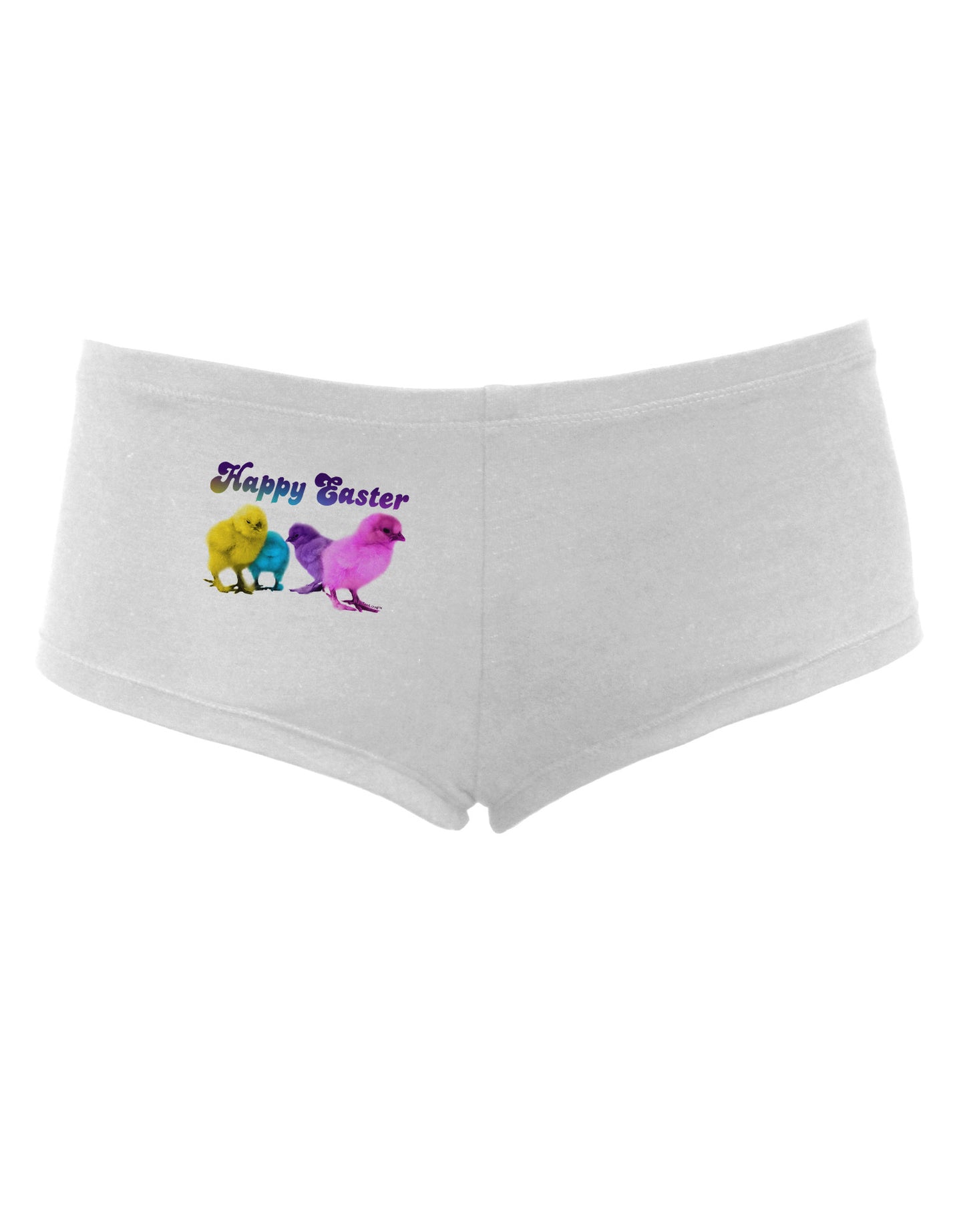 Happy Easter Peepers Women's Boyshorts-Boyshorts-TooLoud-White-Small-Davson Sales