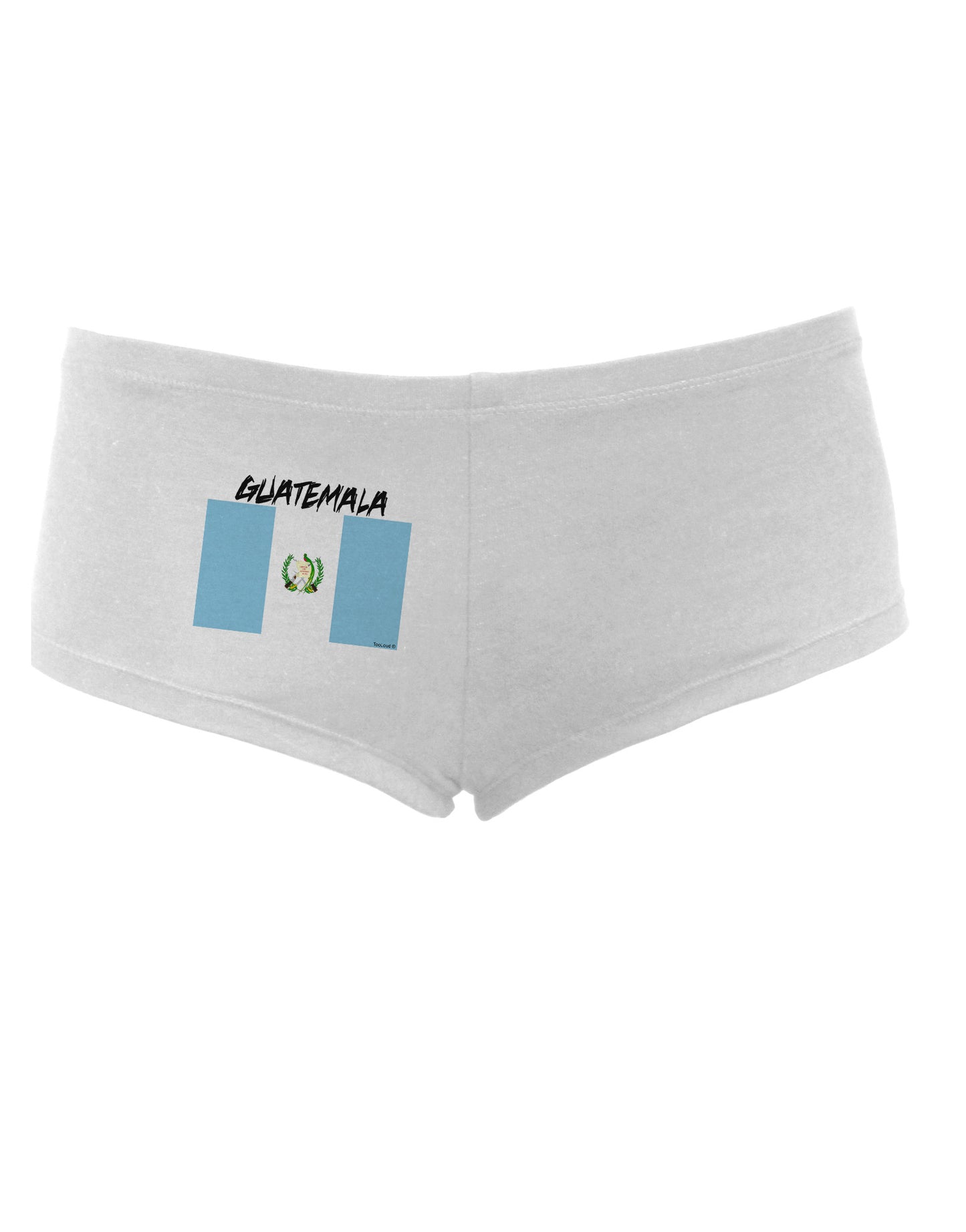 Guatamelan Flag Design Women's Boyshorts by TooLoud-Boyshorts-TooLoud-White-Small-Davson Sales