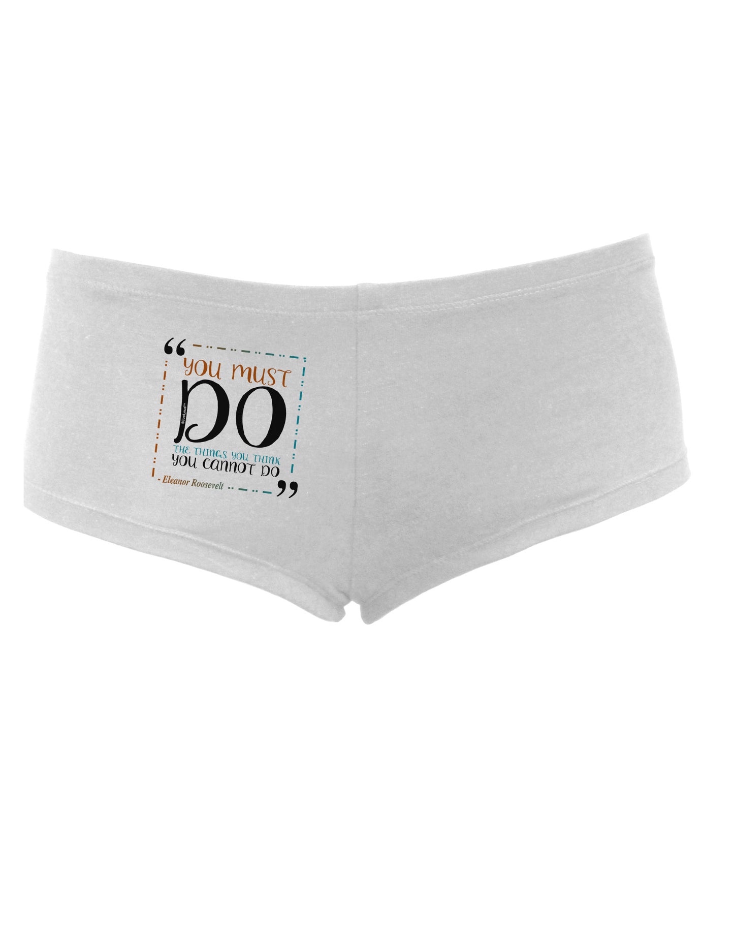 You Must Eleanor R Women's Boyshorts-Boyshorts-TooLoud-White-Small-Davson Sales