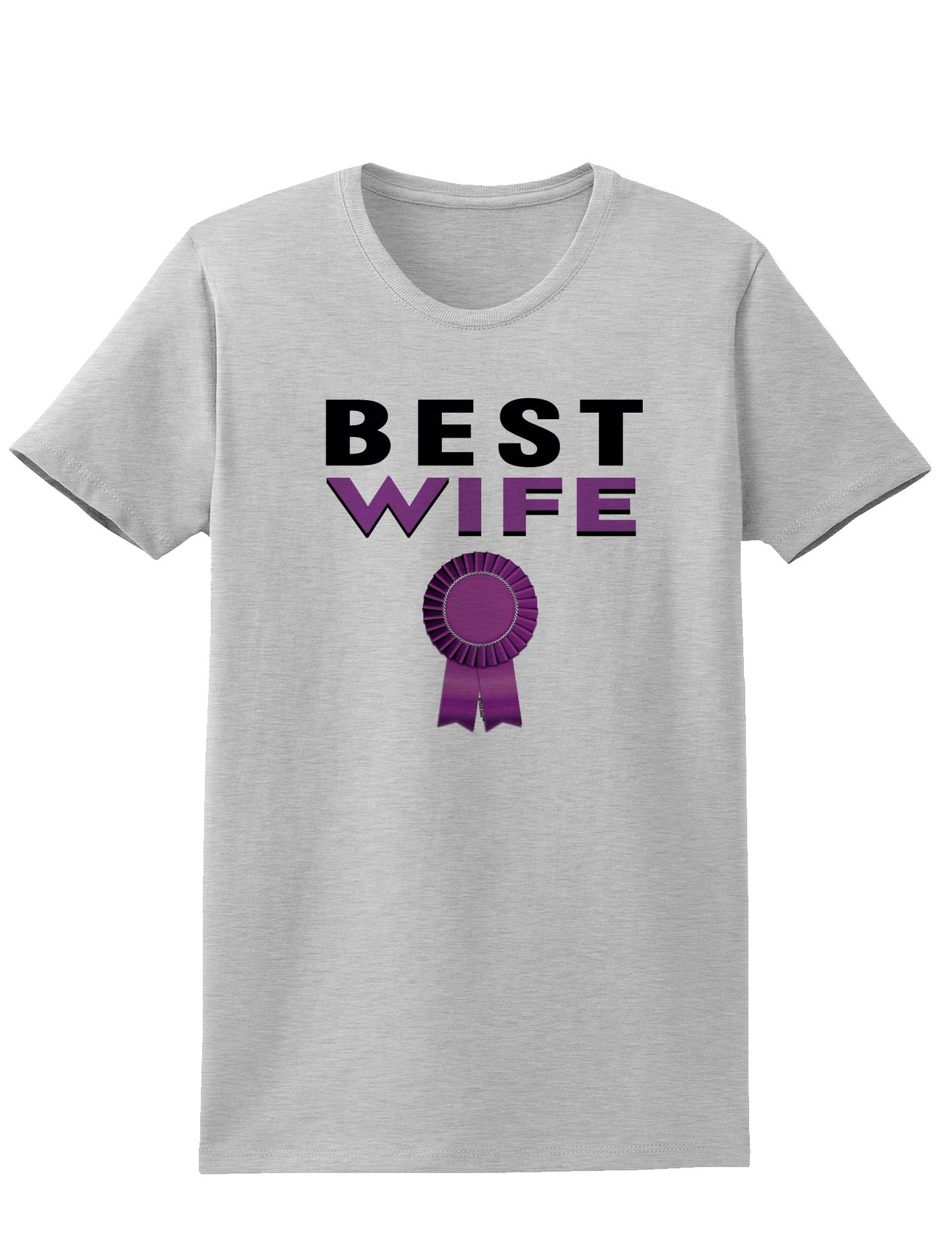Couples Best Husband or Wife Shirt - Husband or Wife or Womens-TooLoud-Womens Ash Gray Wife-Small-Davson Sales