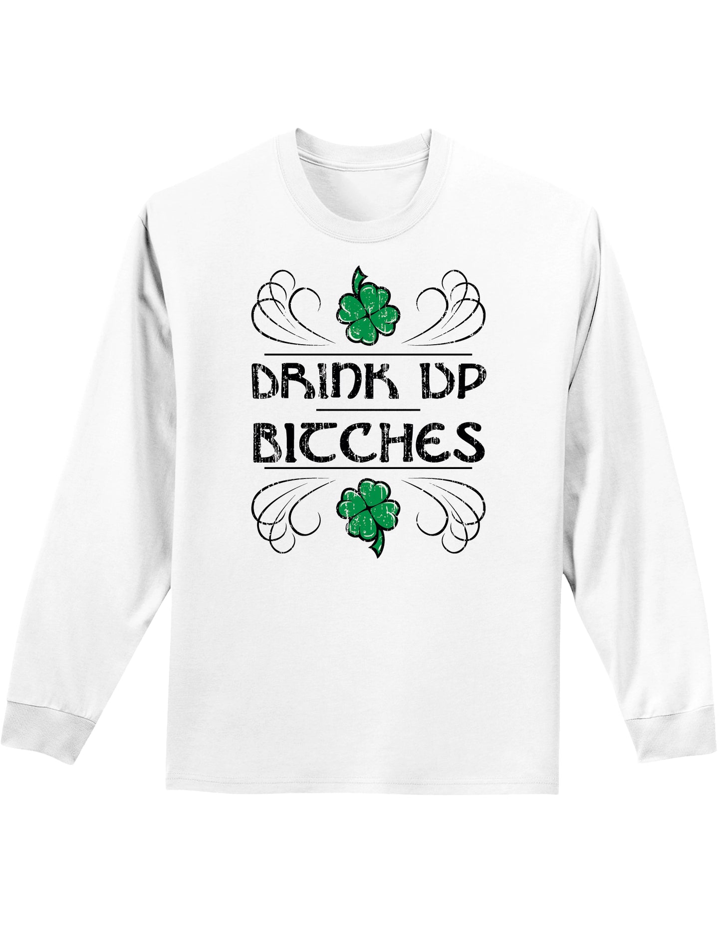 Drink Up Bitches Unisex Long Sleeve Shirt-Long Sleeve Shirt-TooLoud-White-Small-Davson Sales