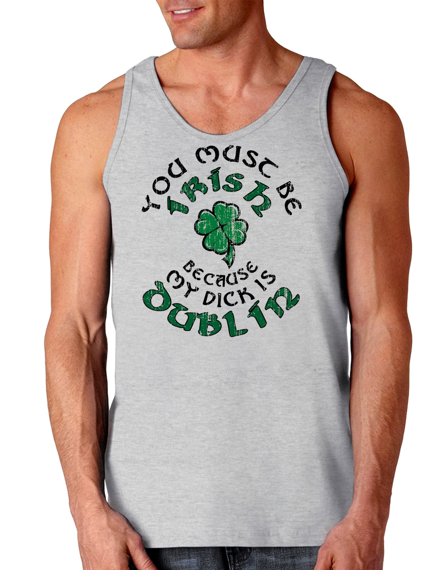 You Must Be Irish Because St Patricks Day Loose Tank Top-TooLoud-You-Must-Be-Irish-Because Ash-Gray-Small-Davson Sales