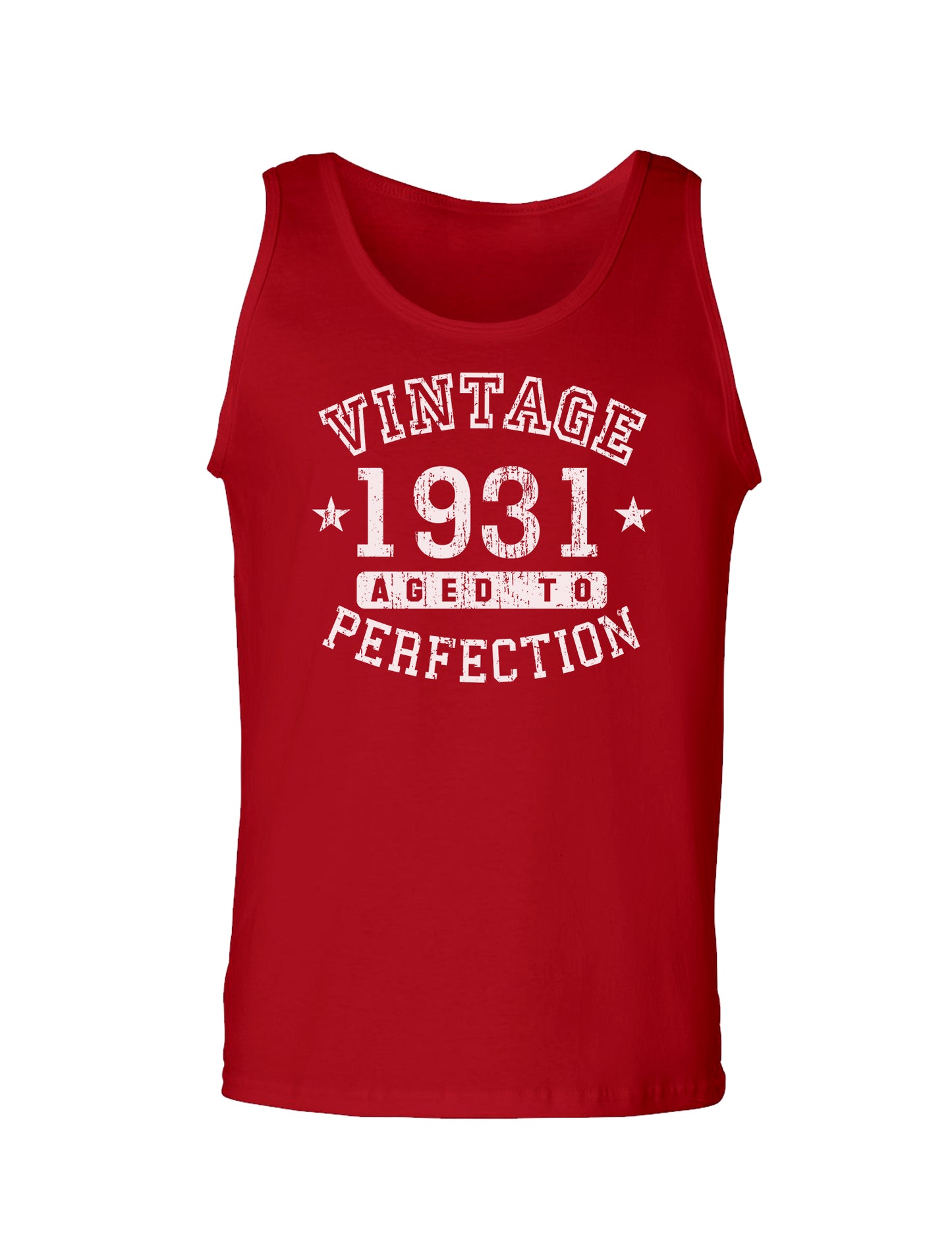 1931 - Vintage Birth Year Loose Tank Top Brand-Loose Tank Top-TooLoud-Red-Small-Davson Sales