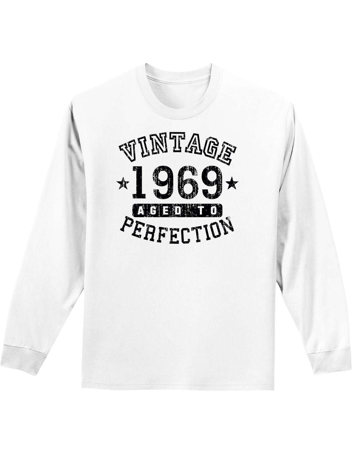 1969 - Vintage Birth Year Adult Long Sleeve Shirt Brand-Long Sleeve Shirt-TooLoud-White-Small-Davson Sales