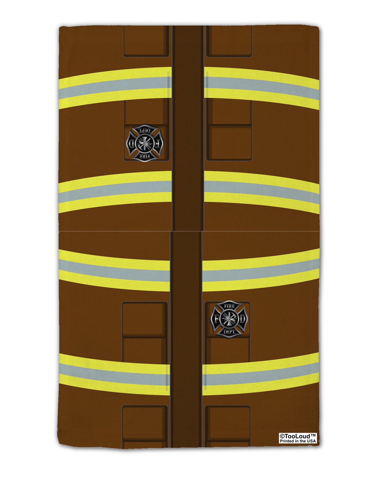 Firefighter Brown AOP 11"x18" Dish Fingertip Towel All Over Print-Fingertip Towel-TooLoud-White-Davson Sales