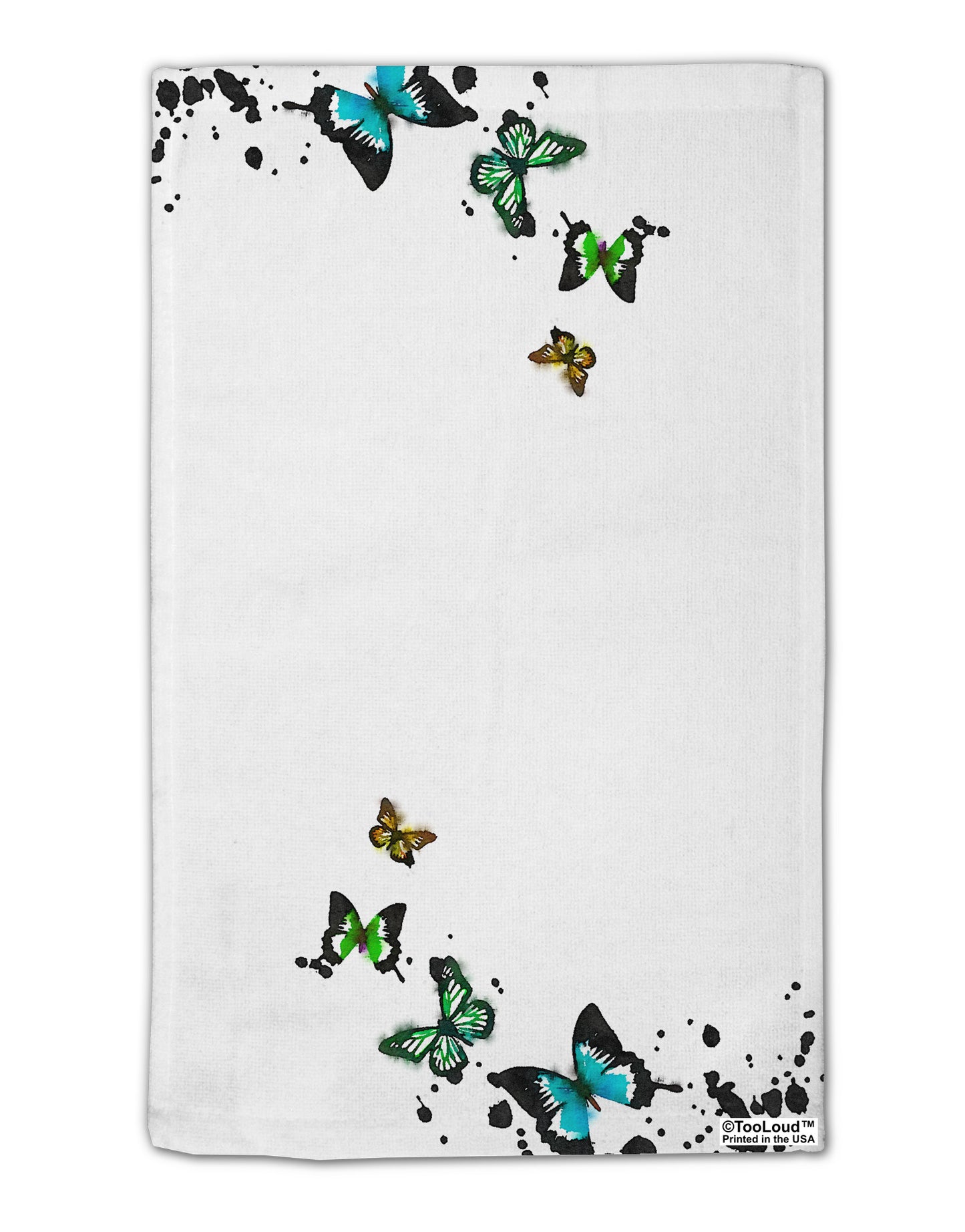 Splatter Butterflies AOP 11"x18" Dish Fingertip Towel All Over Print-Fingertip Towel-TooLoud-White-Davson Sales