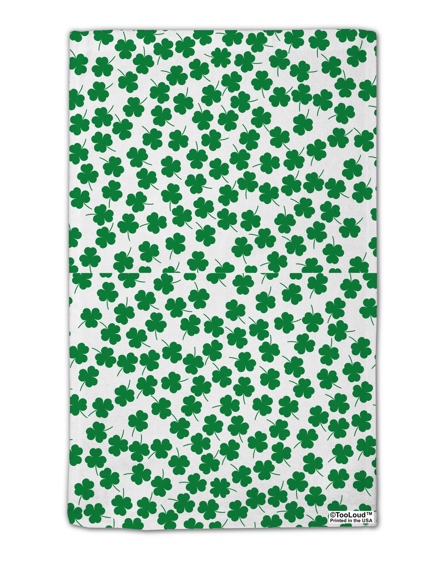 Find the 4 Leaf Clover Shamrocks 11"x18" Dish Fingertip Towel All Over Print-Fingertip Towel-TooLoud-White-Davson Sales