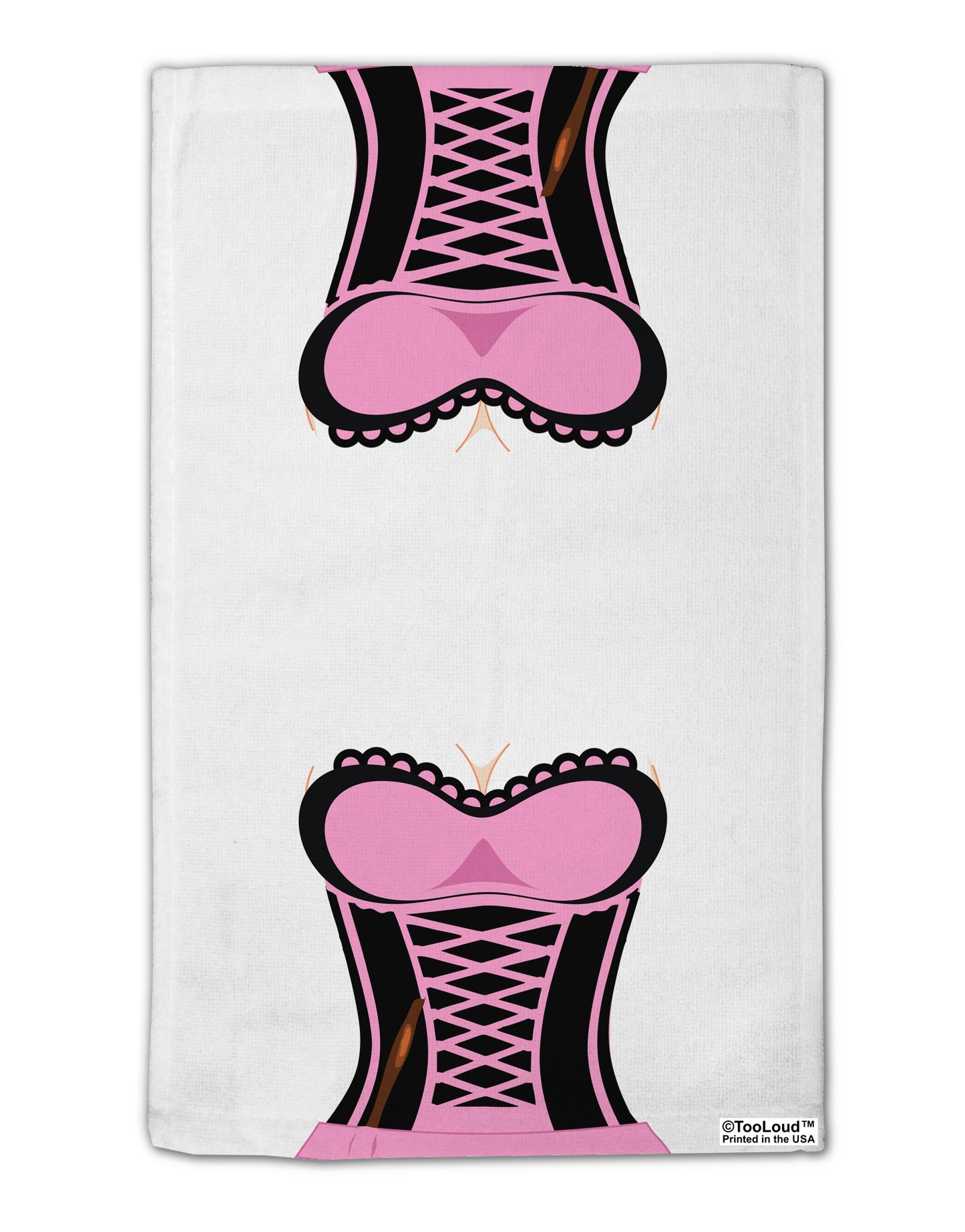 French Maid Pink AOP 11"x18" Dish Fingertip Towel All Over Print-Fingertip Towel-TooLoud-White-Davson Sales