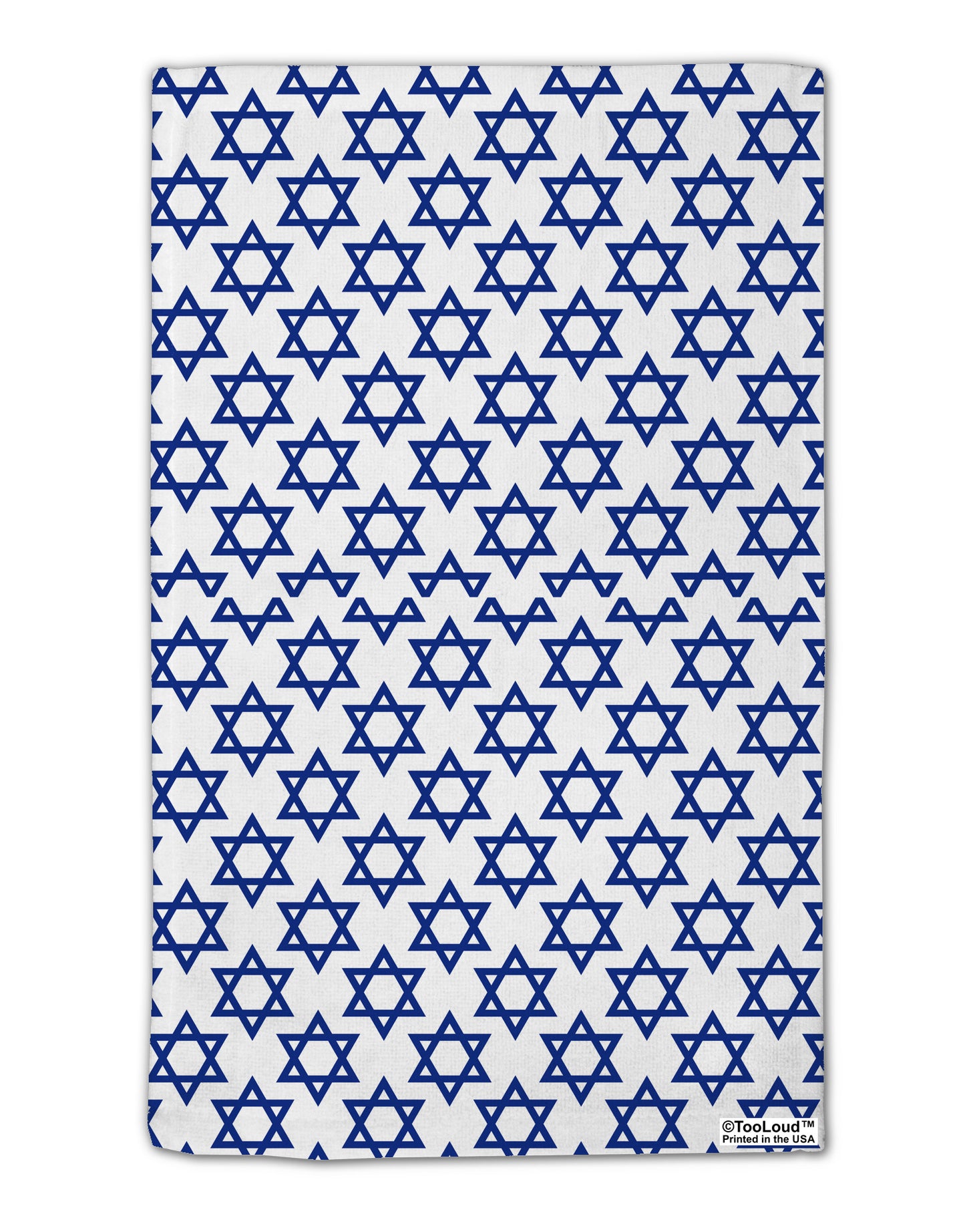 Stars of David Jewish 11"x18" Dish Fingertip Towel All Over Print by TooLoud-Fingertip Towel-TooLoud-White-Davson Sales