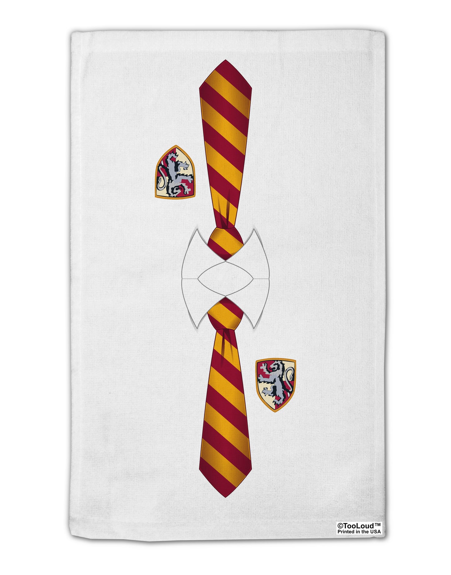 TooLoud Wizard Uniform Red and Yellow 11"x18" Dish Fingertip Towel All Over Print-Fingertip Towel-TooLoud-White-Davson Sales