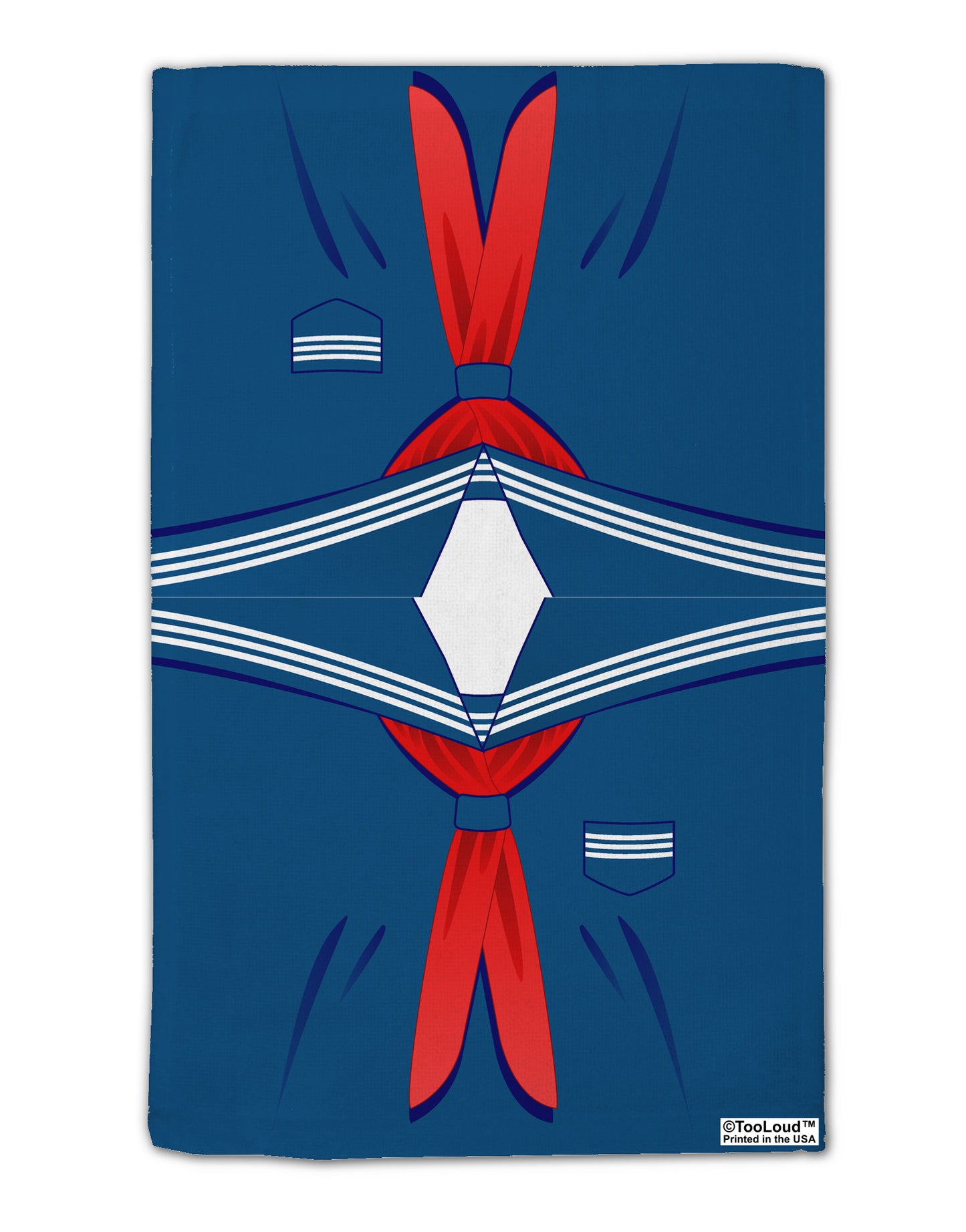 School Uniform Costume - Blue 11"x18" Dish Fingertip Towel All Over Print-Fingertip Towel-TooLoud-White-Davson Sales