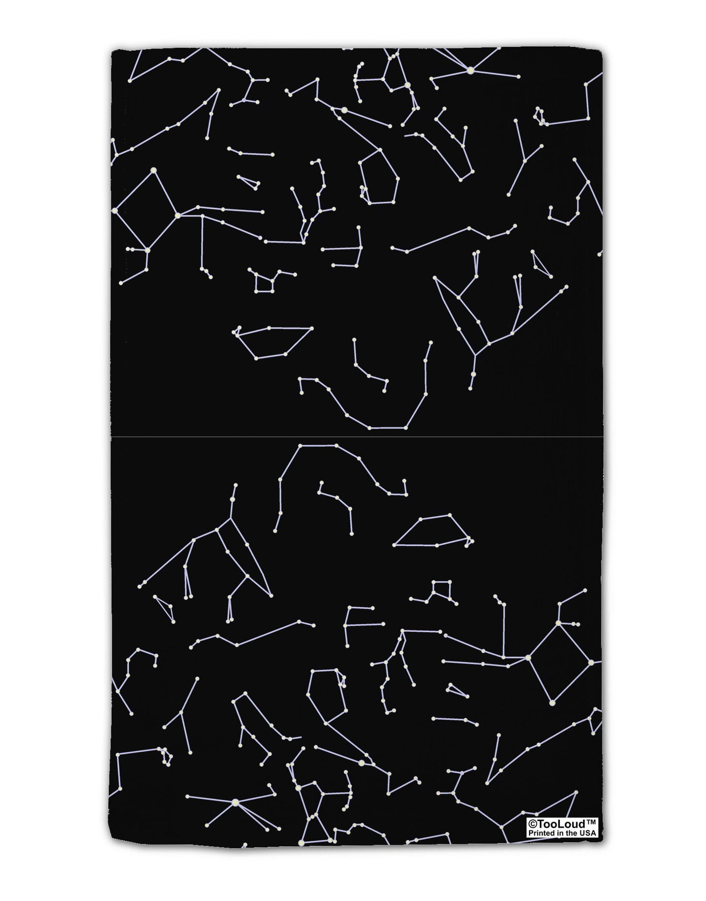 Constellations Black All Over 11"x18" Dish Fingertip Towel All Over Print-Fingertip Towel-TooLoud-White-Davson Sales