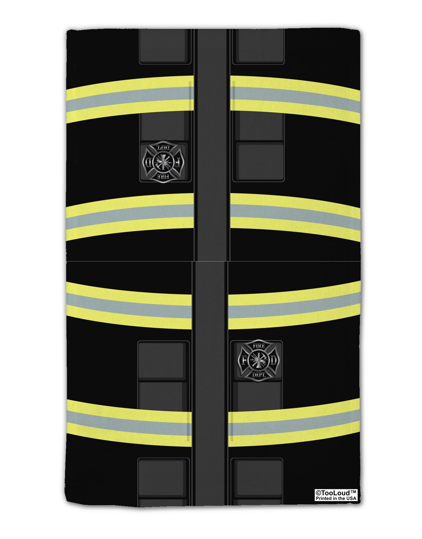 Firefighter Black AOP 11"x18" Dish Fingertip Towel All Over Print-Fingertip Towel-TooLoud-White-Davson Sales