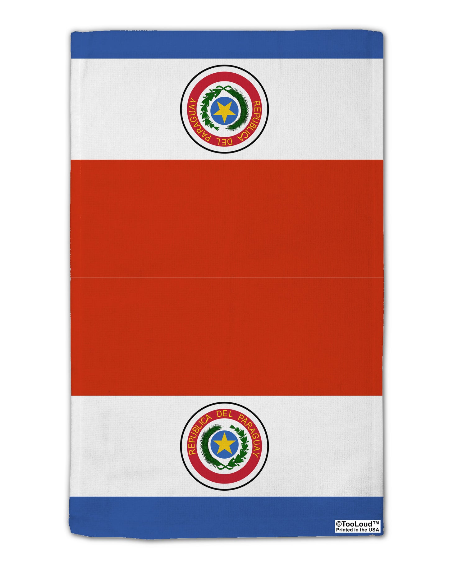 Paraguay Flag AOP 11"x18" Dish Fingertip Towel All Over Print-Fingertip Towel-TooLoud-White-Davson Sales