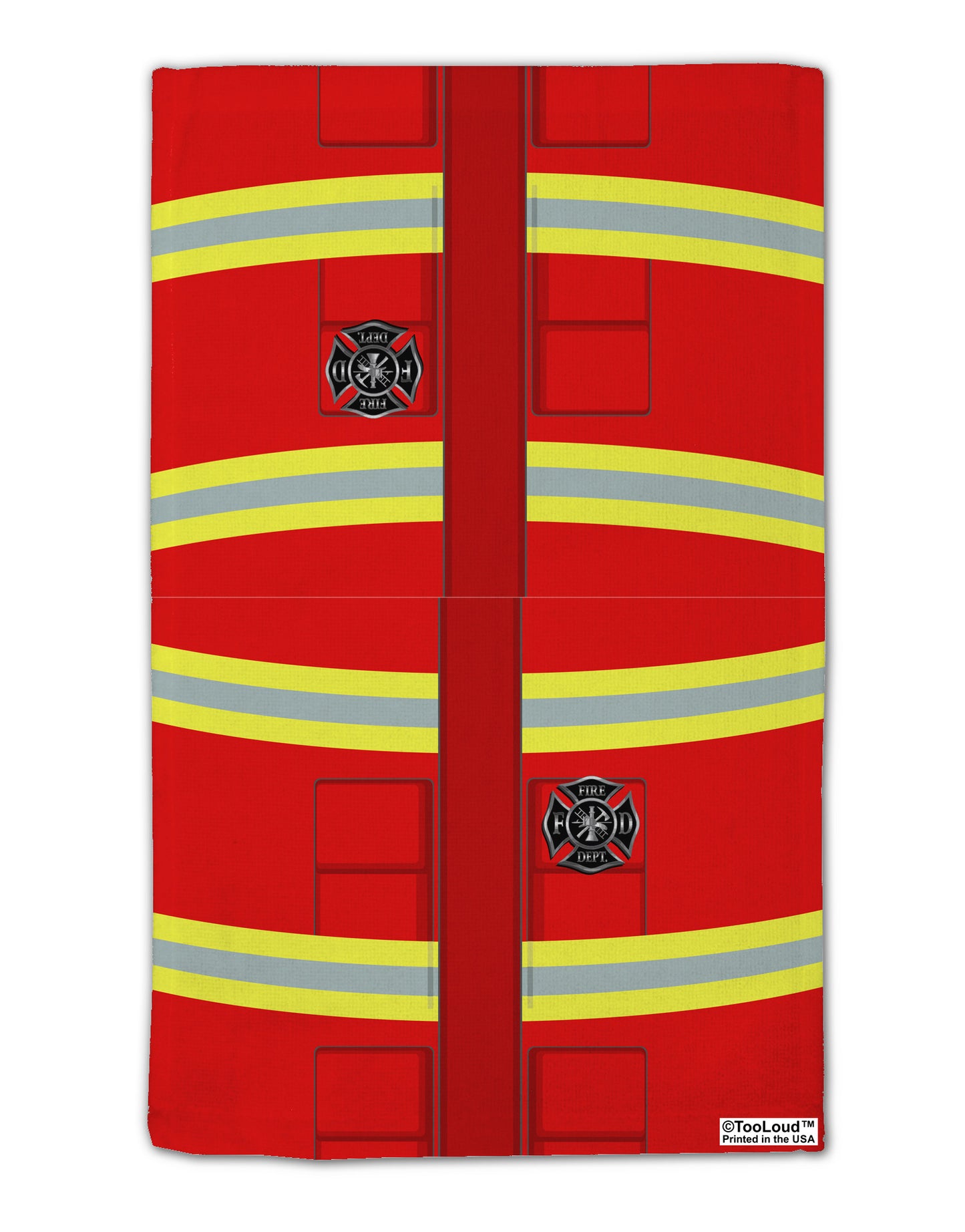 Firefighter Red AOP 11"x18" Dish Fingertip Towel All Over Print-Fingertip Towel-TooLoud-White-Davson Sales