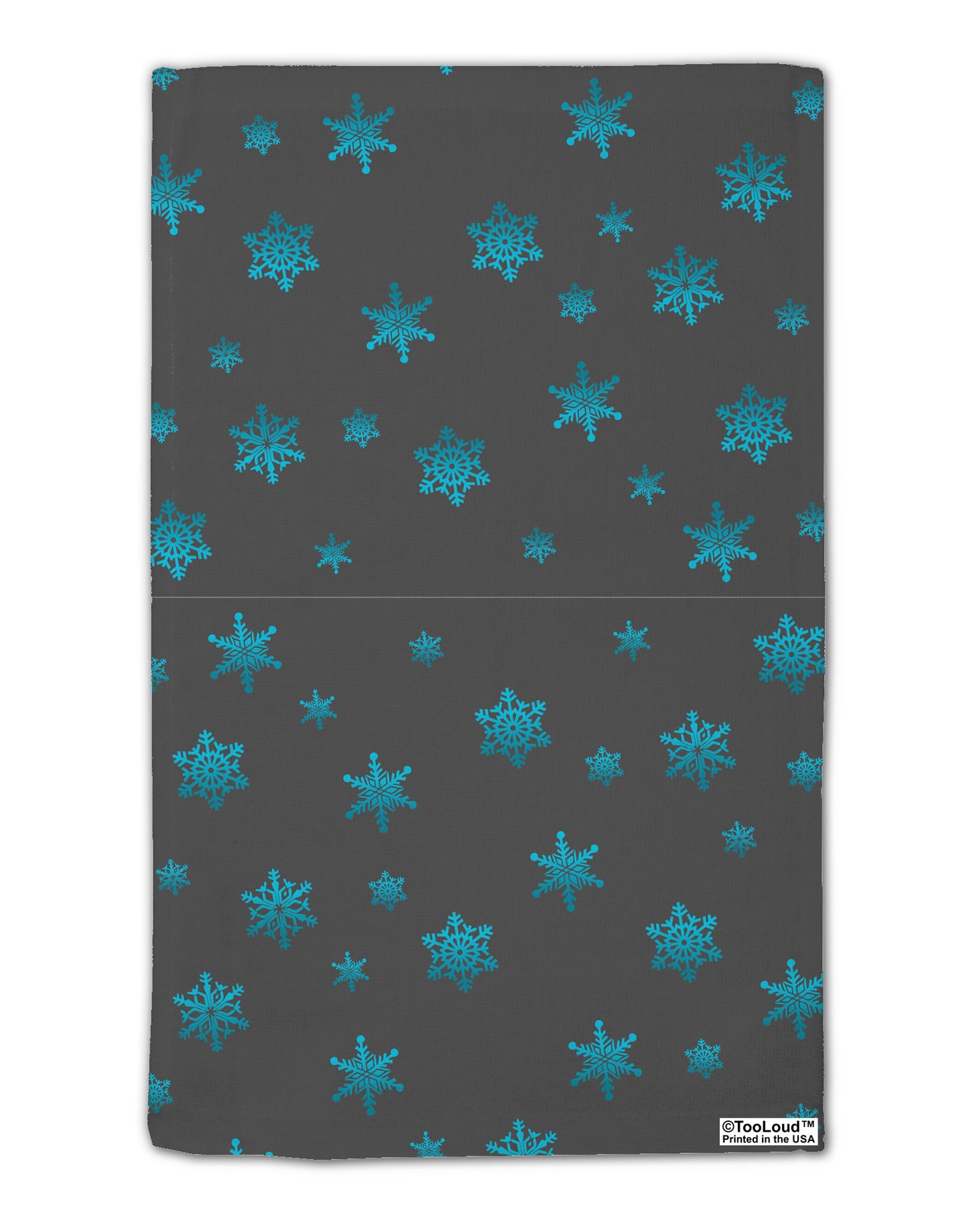 Snowflakes AOP 11"x18" Dish Fingertip Towel All Over Print-Fingertip Towel-TooLoud-White-Davson Sales