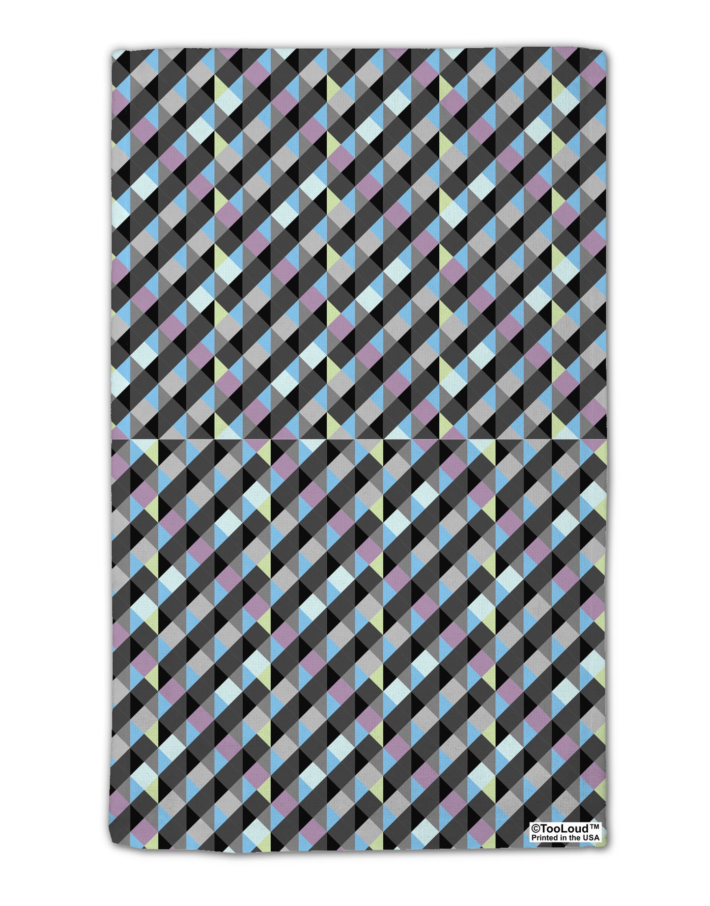 Plaid Pattern AOP 11"x18" Dish Fingertip Towel All Over Print-Fingertip Towel-TooLoud-White-Davson Sales