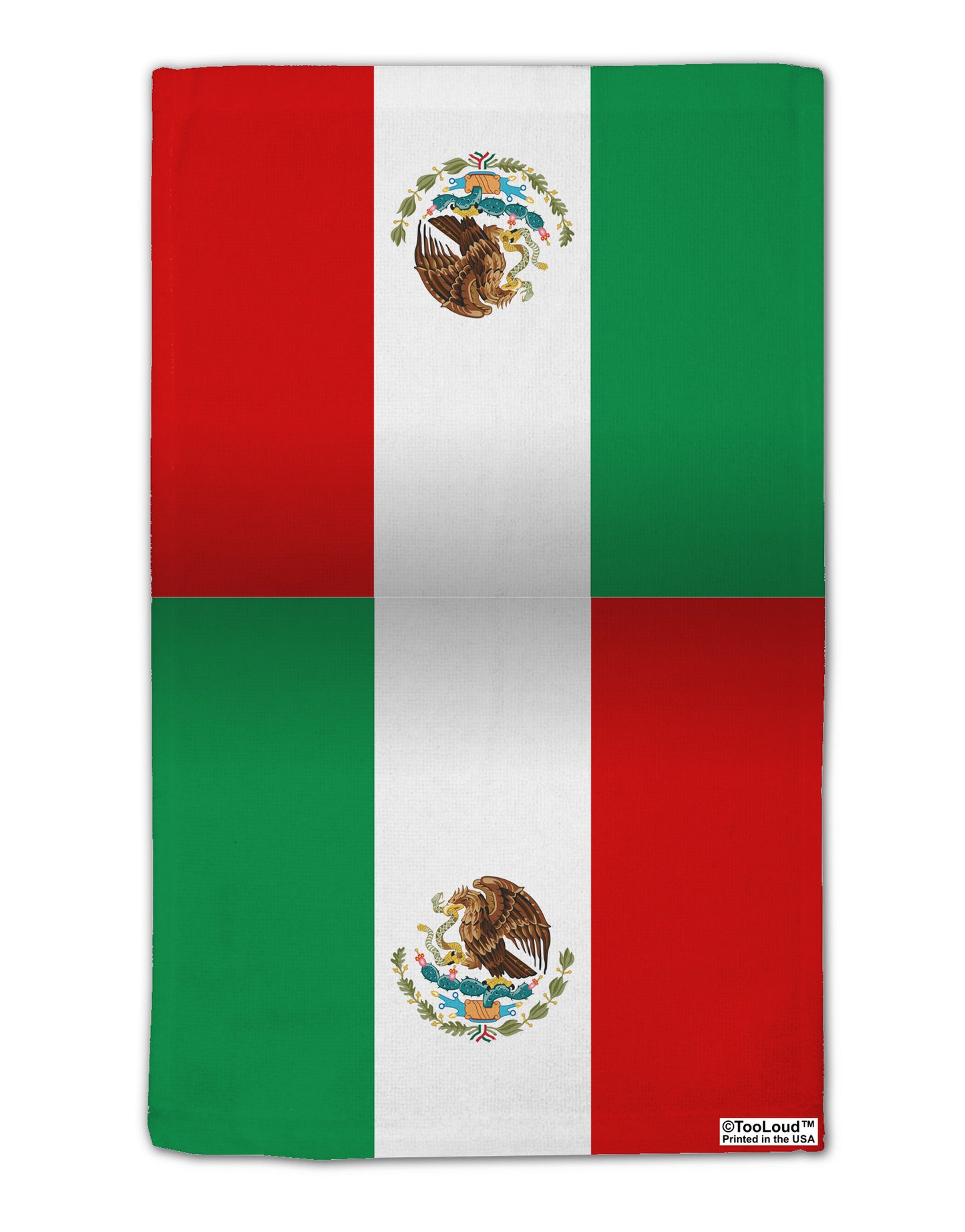 Mexico Flag AOP 11"x18" Dish Fingertip Towel All Over Print-Fingertip Towel-TooLoud-White-Davson Sales