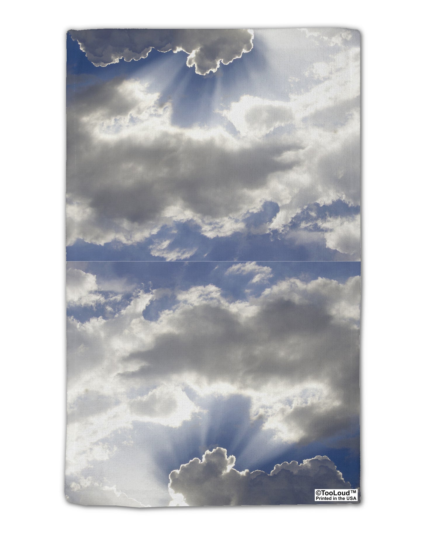 Blue Sky Silver Linings 11"x18" Dish Fingertip Towel All Over Print-Fingertip Towel-TooLoud-White-Davson Sales