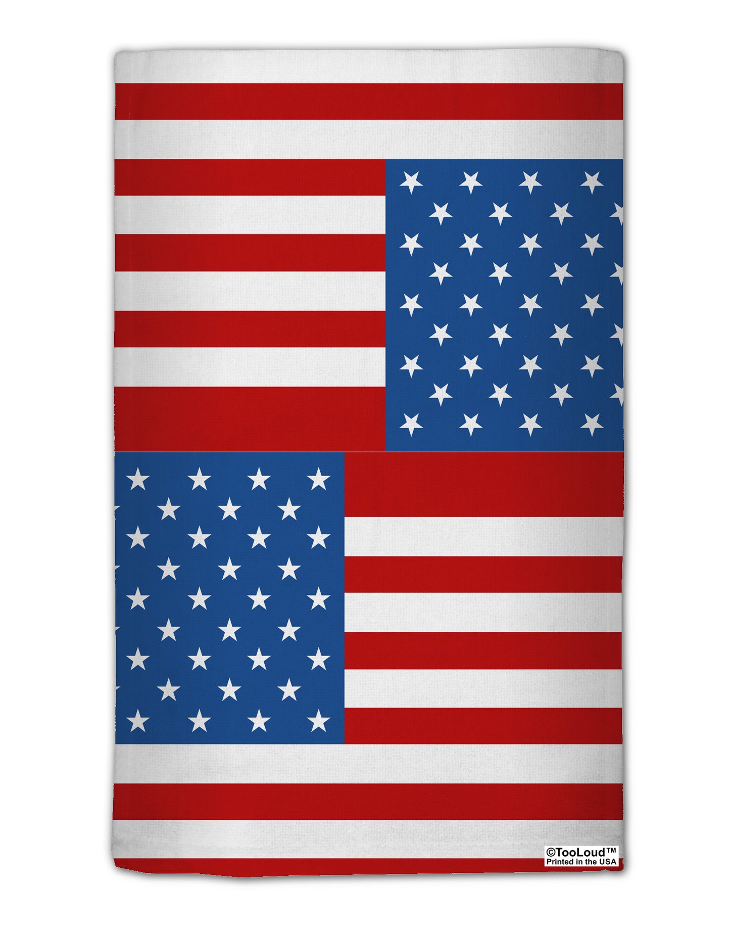 TooLoud USA Flag AOP 11"x18" Dish Fingertip Towel All Over Print-Fingertip Towel-TooLoud-White-Davson Sales