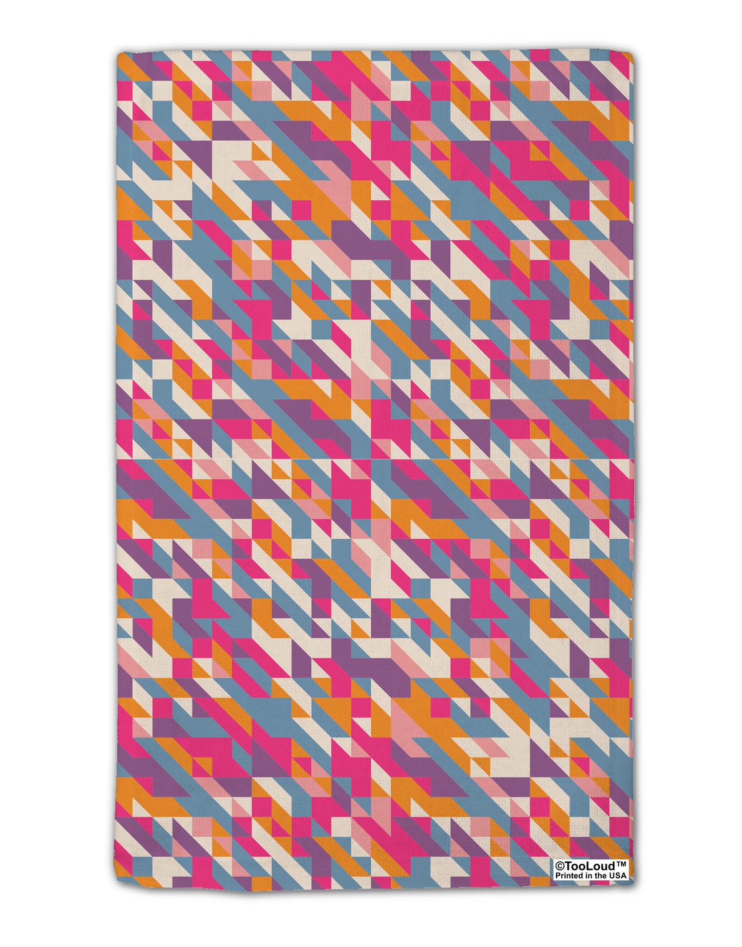 Jagged Edge Mosaic AOP 11"x18" Dish Fingertip Towel All Over Print-Fingertip Towel-TooLoud-White-Davson Sales