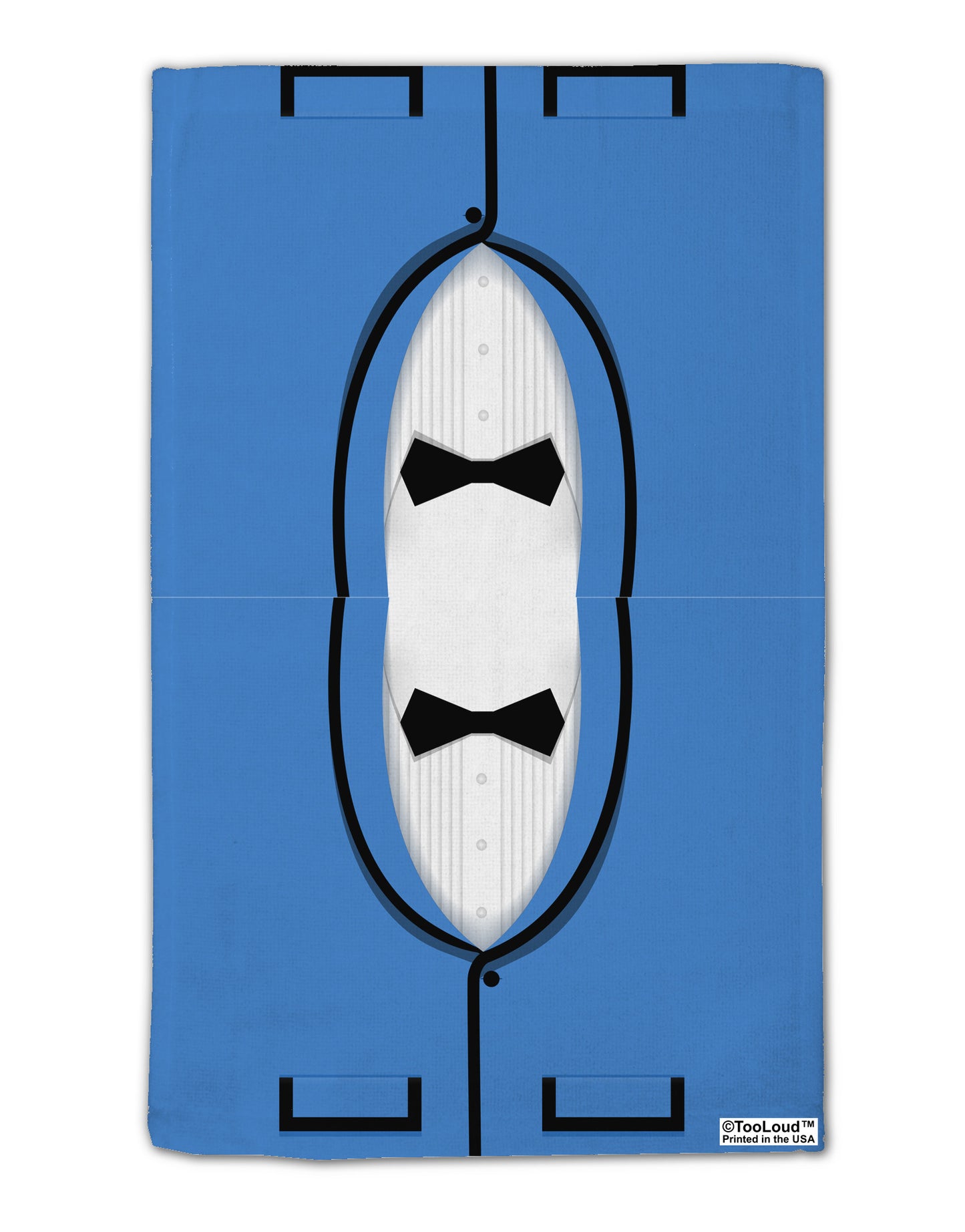 Blue Tuxedo Suit Costume 11"x18" Dish Fingertip Towel All Over Print-Fingertip Towel-TooLoud-White-Davson Sales