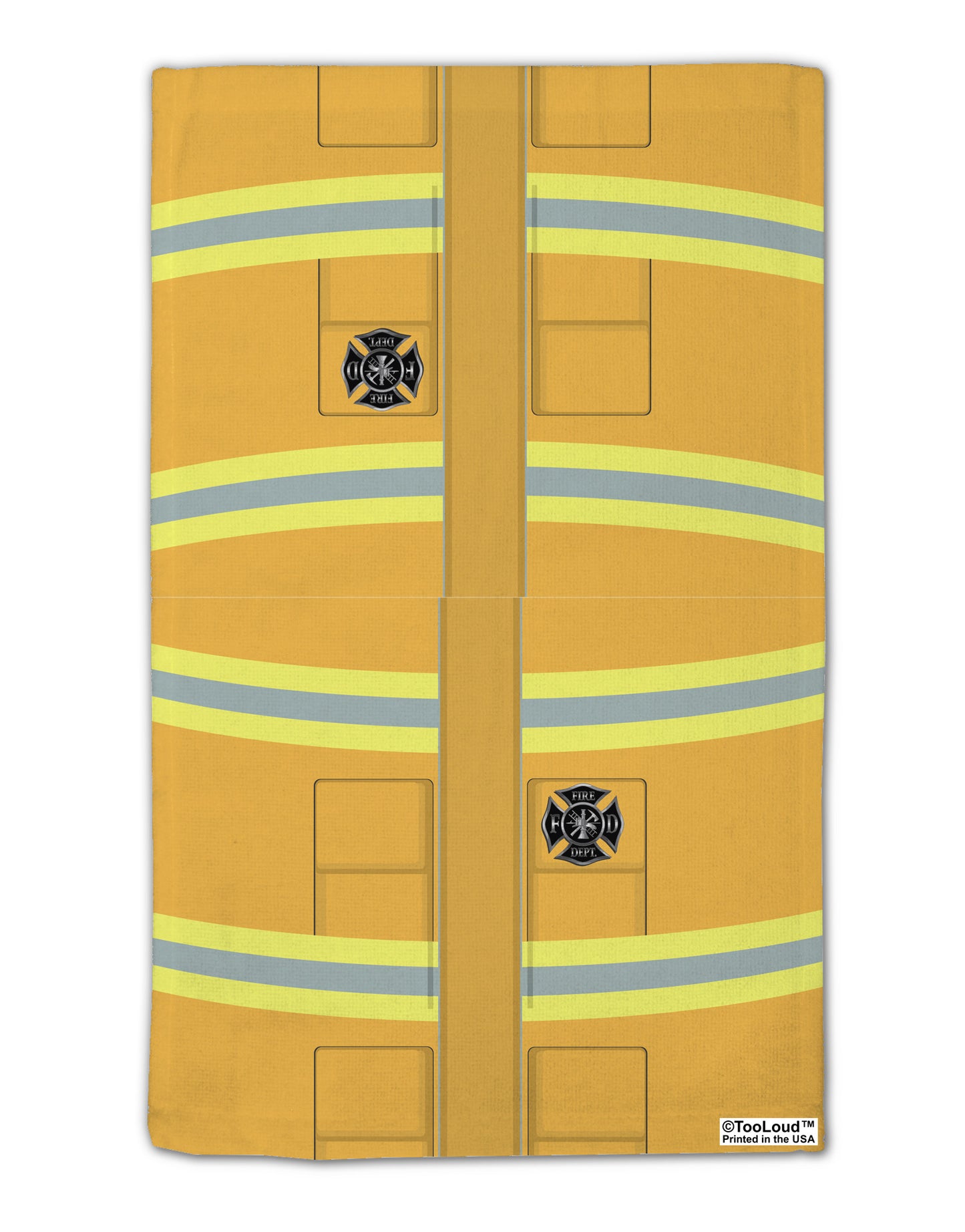 Firefighter Yellow AOP 11"x18" Dish Fingertip Towel All Over Print-Fingertip Towel-TooLoud-White-Davson Sales