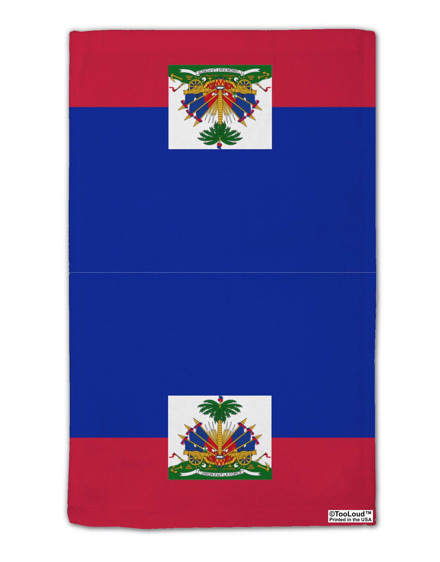 Haiti Flag AOP 11"x18" Dish Fingertip Towel All Over Print-Fingertip Towel-TooLoud-White-Davson Sales