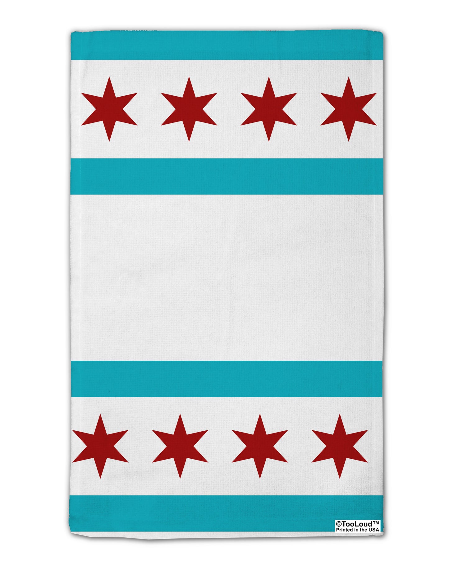 Chicago Flag AOP 11"x18" Dish Fingertip Towel All Over Print-Fingertip Towel-TooLoud-White-Davson Sales