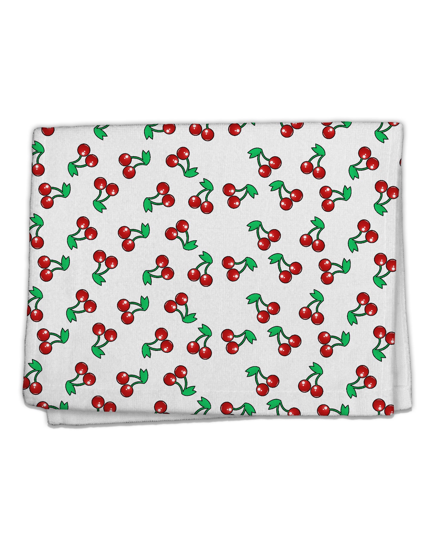Cherries Everywhere 11"x18" Dish Fingertip Towel by TooLoud-Fingertip Towel-TooLoud-White-Davson Sales