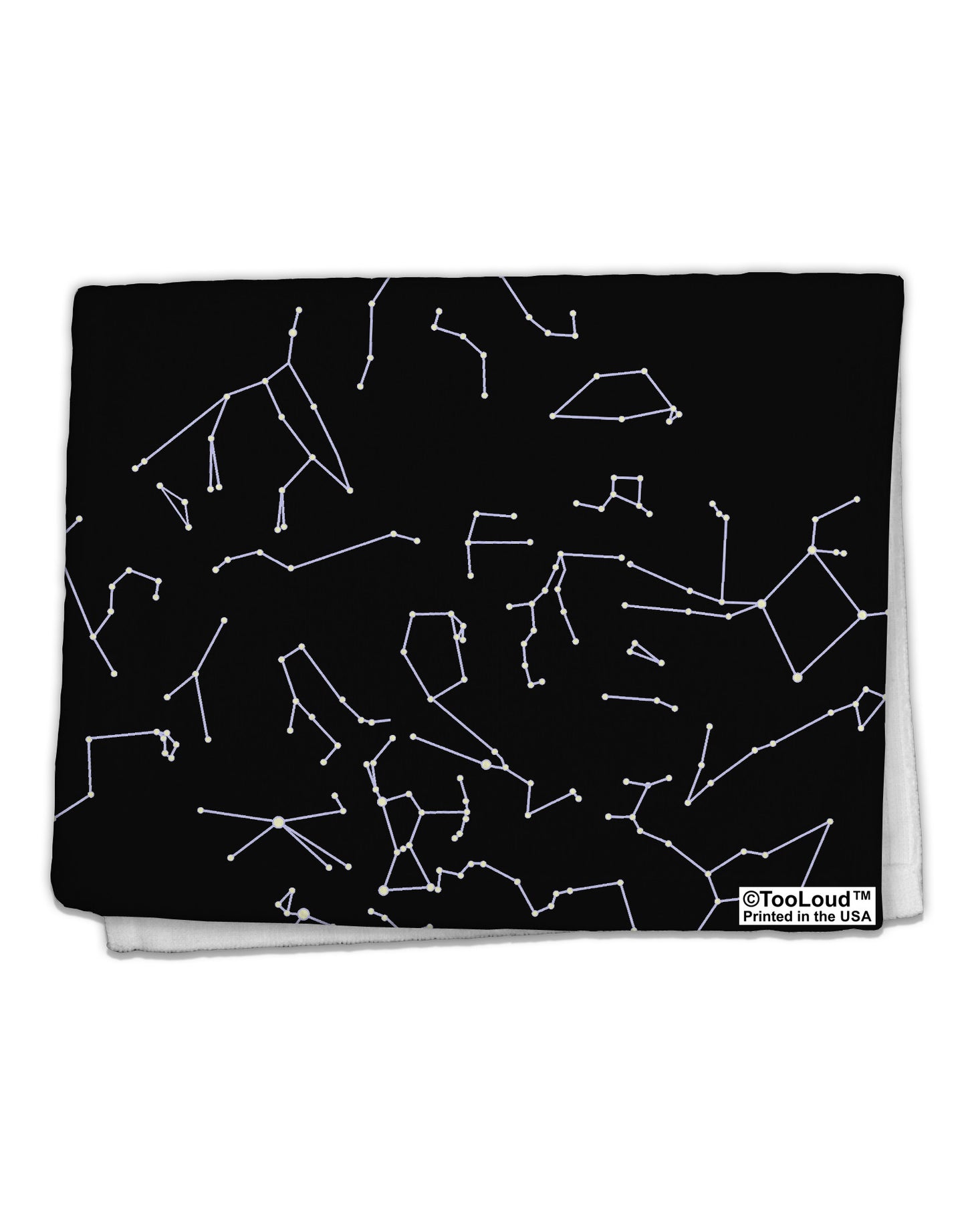 Constellations Black All Over 11"x18" Dish Fingertip Towel All Over Print-Fingertip Towel-TooLoud-White-Davson Sales