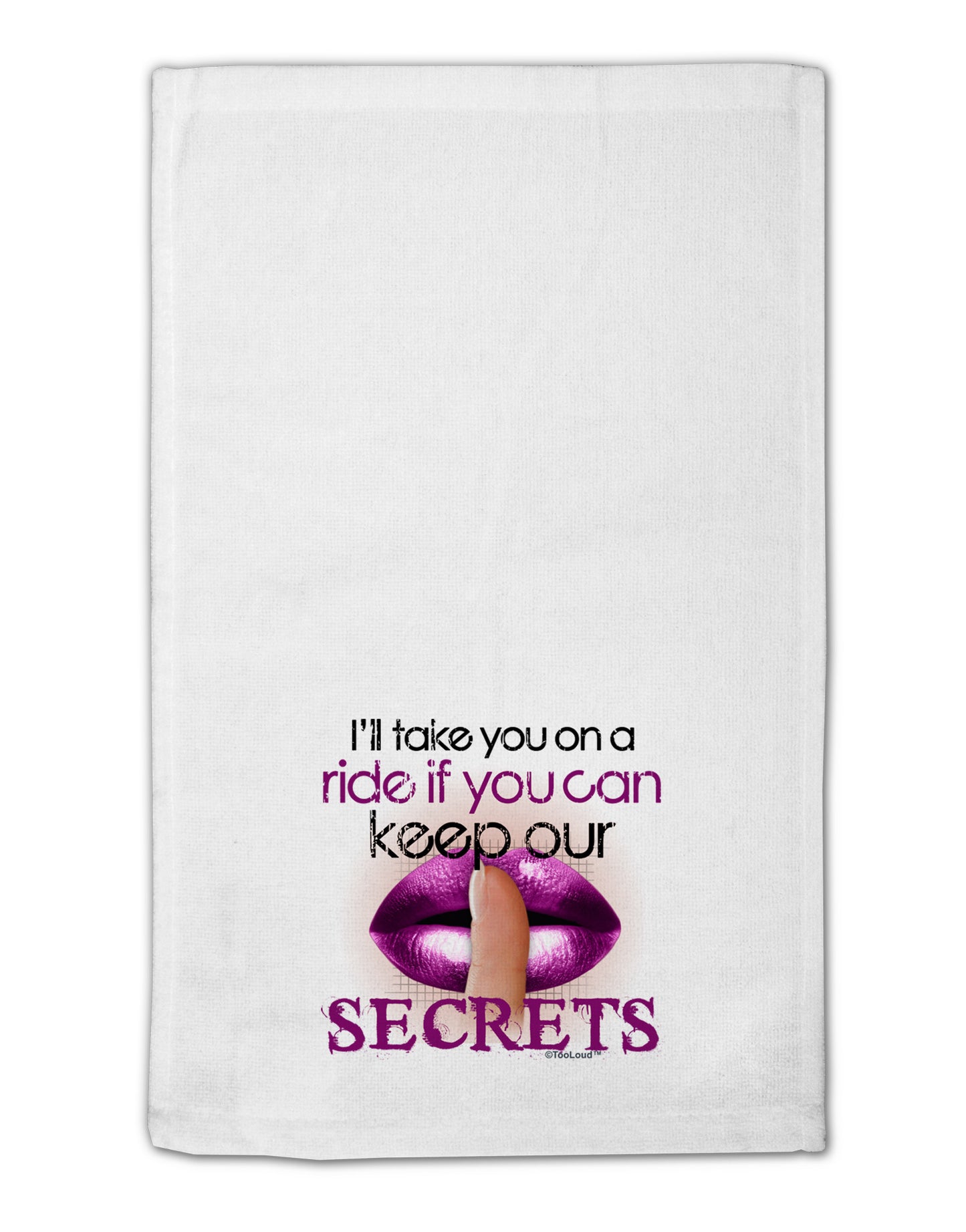 If You Can Keep Our Secrets 11"x18" Dish Fingertip Towel-Fingertip Towel-TooLoud-White-Davson Sales